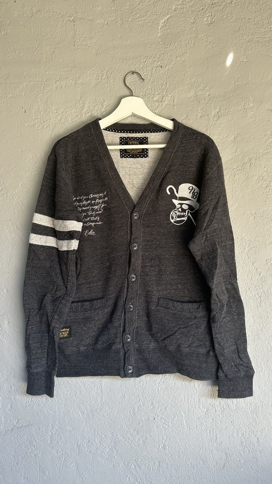Vintage Cali skull Cardigan Eden work clothing Size US M / EU 48-50 / 2 - 1 Thumbnail
