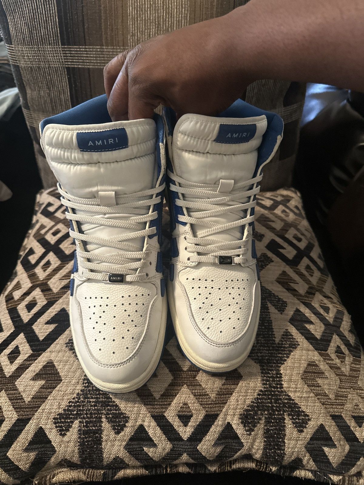 Amiri AMIRI skel panelled high top Size US 10 / EU 43 - 1 Thumbnail