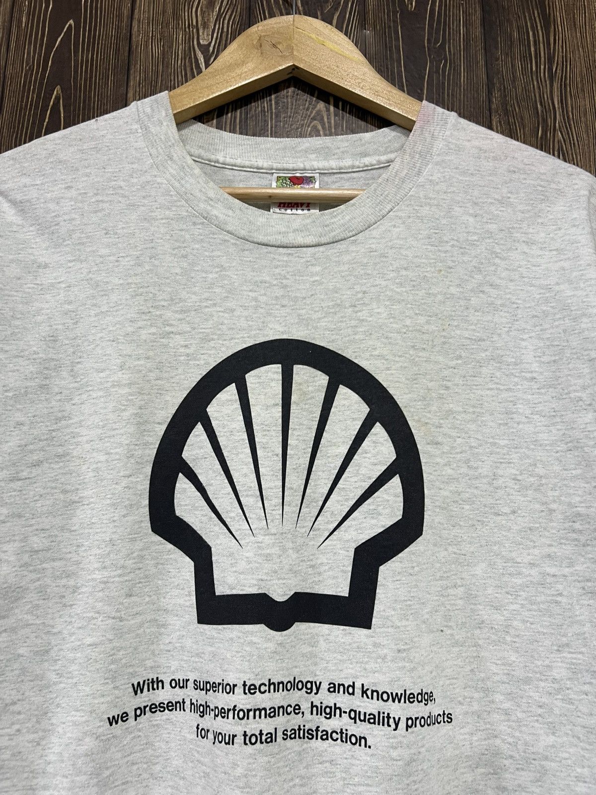 Vintage Vintage 90s Shell Promo Tshirt Size US L / EU 52-54 / 3 - 2 Thumbnail