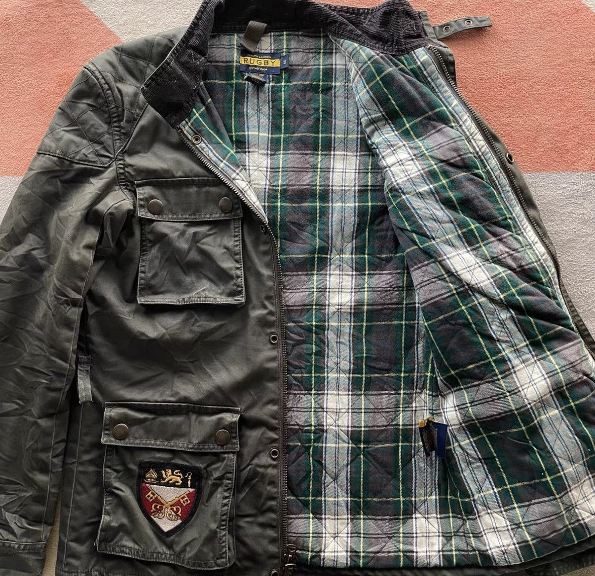 Polo Ralph Lauren RL Rugby Moto Jacket Ralph Lauren Polo K22 Size US S / EU 44-46 / 1 - 2 Thumbnail