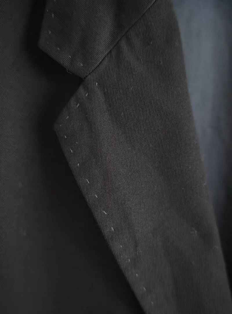 Yohji Yamamoto Yohji Yamamoto 04AW Garment-Dyed Stitch Blazer Size 40R - 4 Thumbnail