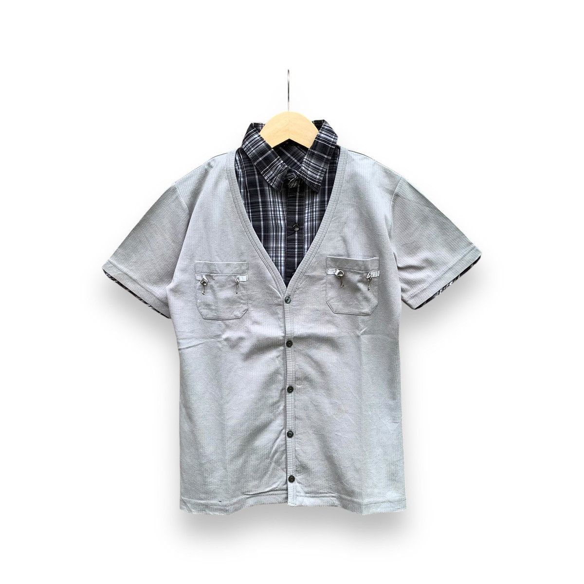 If Six Was Nine × Japanese Brand × Le Grande Bleu (L.G.B.) Double layer shirts Size US M / EU 48-50 / 2 - 1 Thumbnail