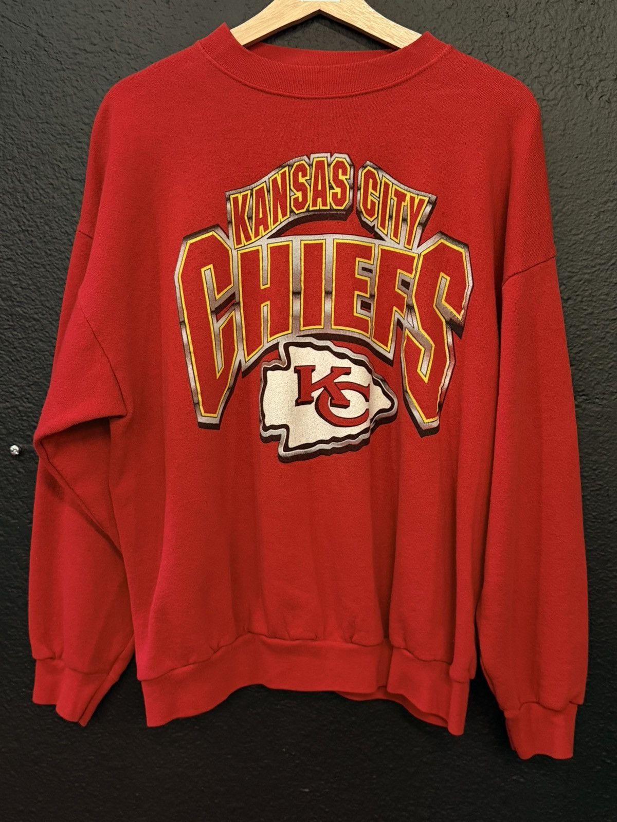 Vintage Vintage Cheifs Crewneck Size US XL / EU 56 / 4 - 1 Thumbnail