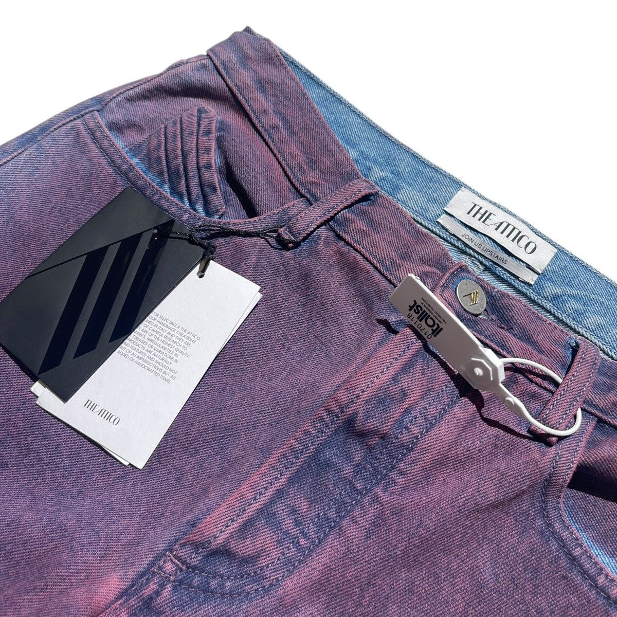 The Attico Two tone washed denim Size 26" / US 2 / IT 38 - 2 Thumbnail