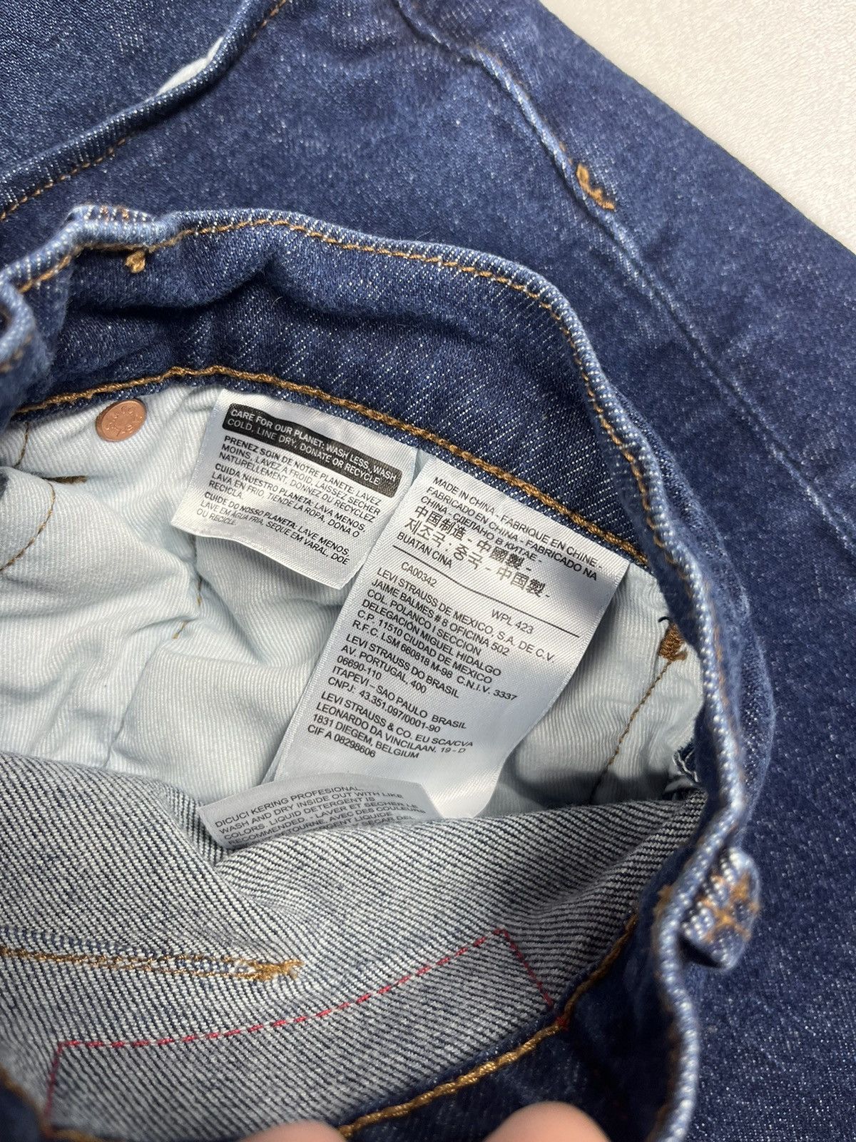 Levi's Levis Engineered Garments Distressed Jeans LEG RED 512 31/32 Size US 31 - 8 Thumbnail
