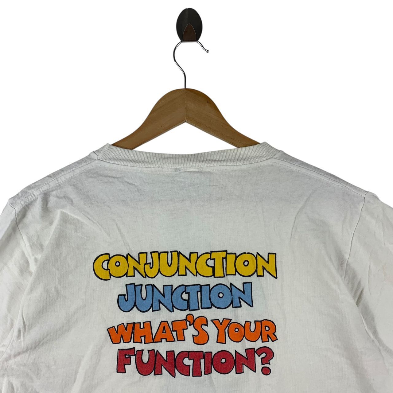 Cartoon Network × Vintage Vintage 1995 SCHOOLHOUSE ROCK Conjunction Junction tee Size US L / EU 52-54 / 3 - 10 Thumbnail