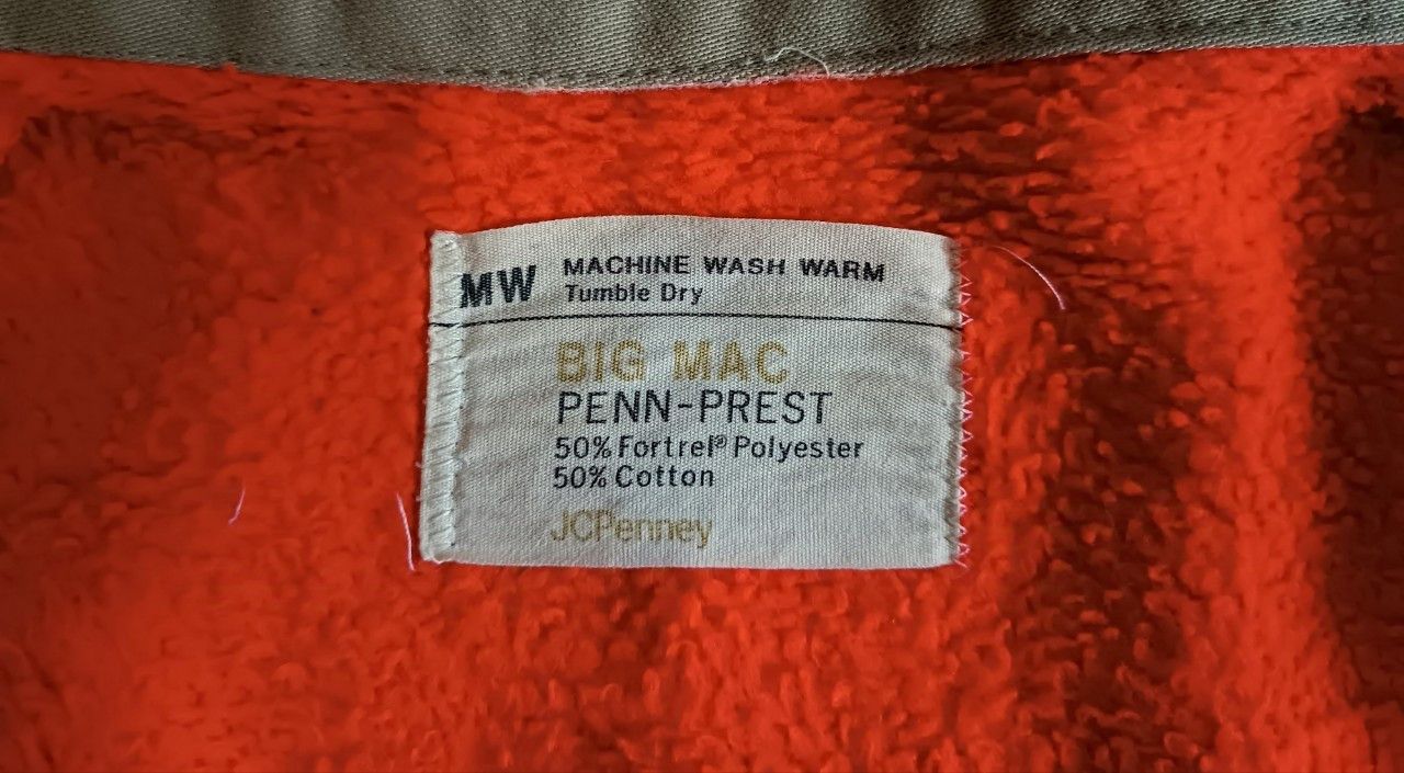 Big Mac Vintage 1970s Big Mac Cotton Work Jacket Size US L / EU 52-54 / 3 - 3 Thumbnail