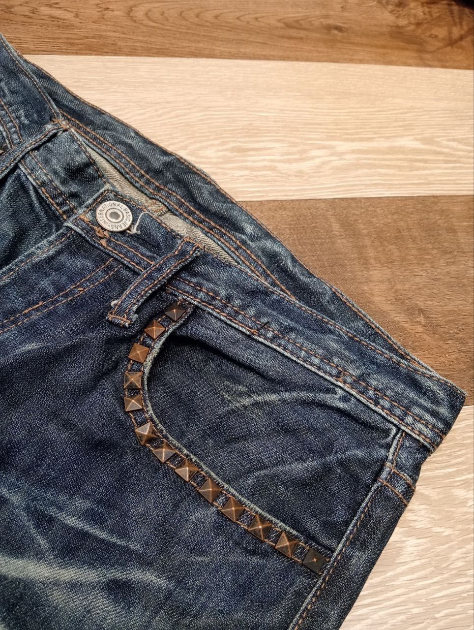 If Six Was Nine JAPANESE EDGE RUPERT BLUE WASHED DENIM PANTS Size US 33 - 6 Thumbnail