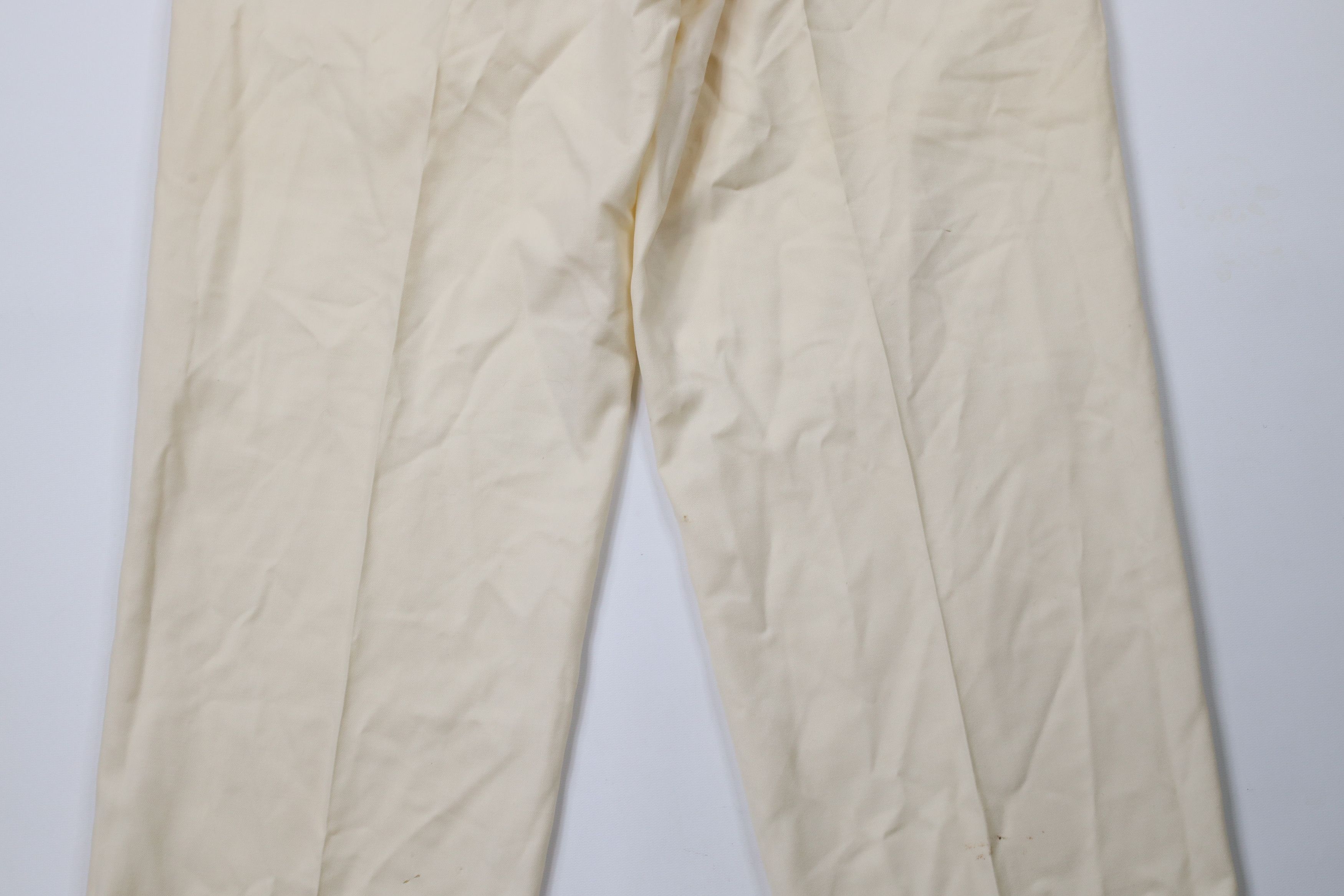 Vintage Vintage 90s Streetwear Cuffed Wide Leg Chino Pants Wool Size US 34 / EU 50 - 11 Thumbnail