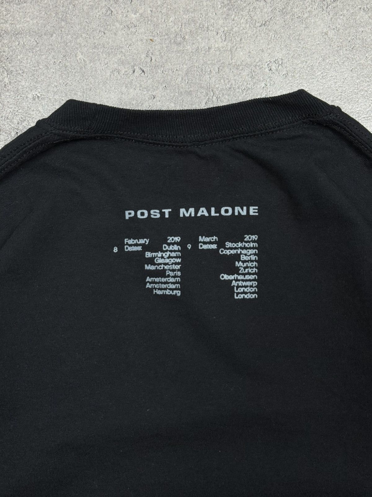 Band Tees Post Malone Tour 2019 Long Sleeve Shirt Live Band Tees Merch Size US M / EU 48-50 / 2 - 7 Thumbnail