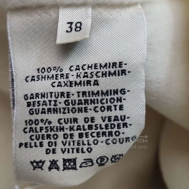 Hermes Hermes White cashmere coat, classic style, 100% cashmere m Size XS / US 0-2 / IT 36-38 - 5 Thumbnail