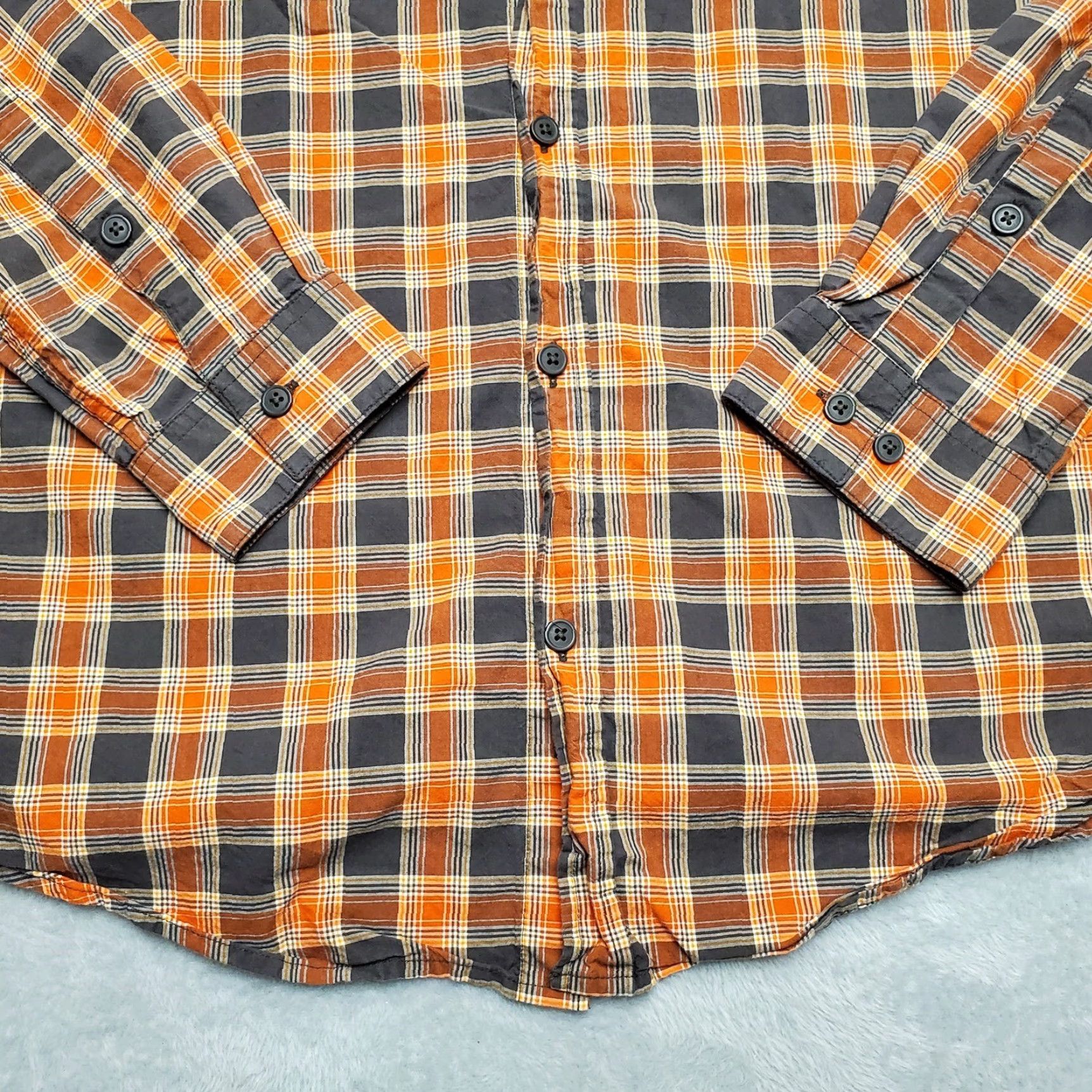 Vintage Columbia Shirt Men XL Brown Plaid Button Long Sleeve 100% Cotton Casual Size US XL / EU 56 / 4 - 4 Thumbnail