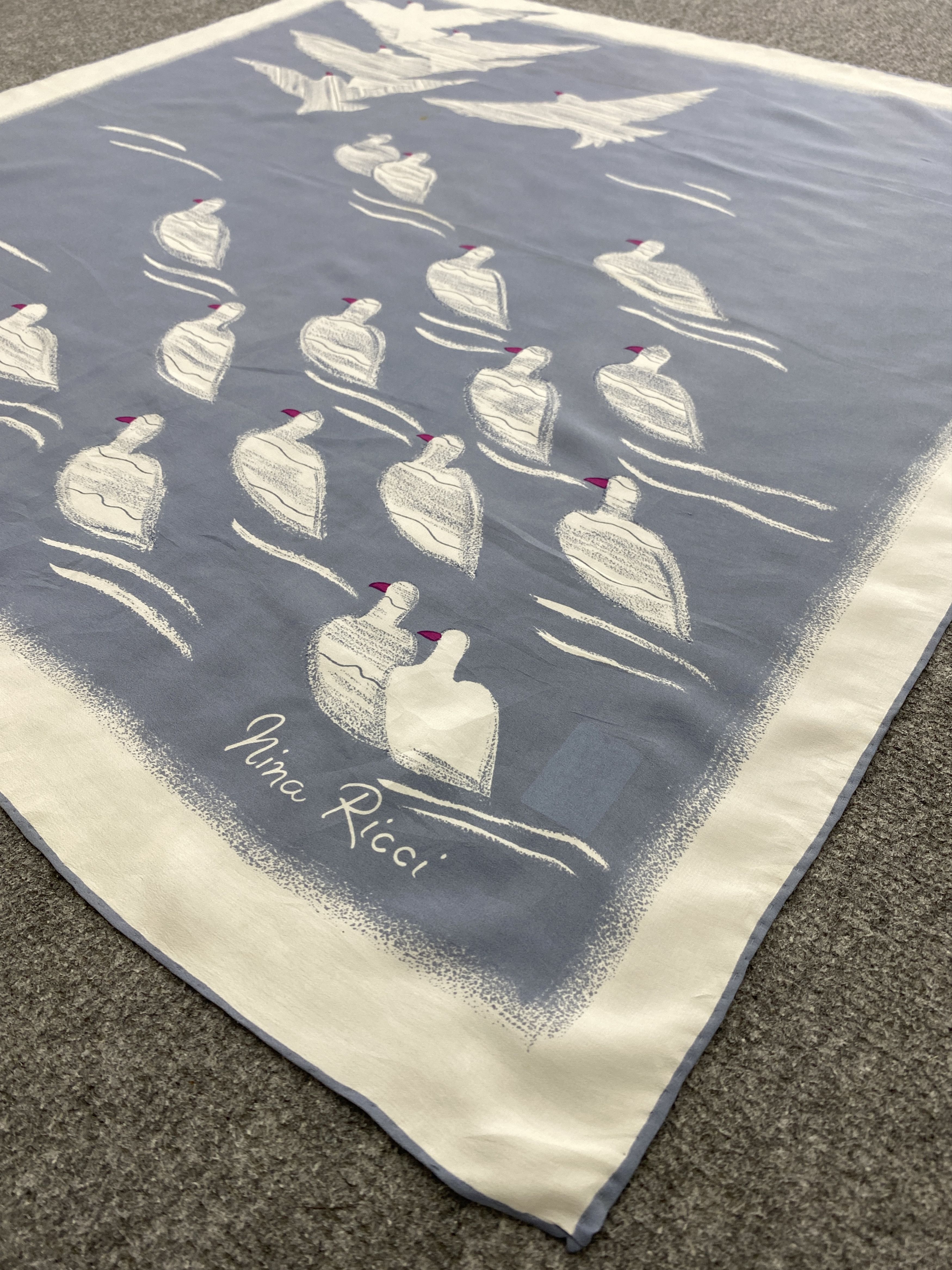 Japanese Brand × Vintage Nina Ricci Foulards / Silk Shawl / Silk Scarf SN0014 Size ONE SIZE - 7 Thumbnail