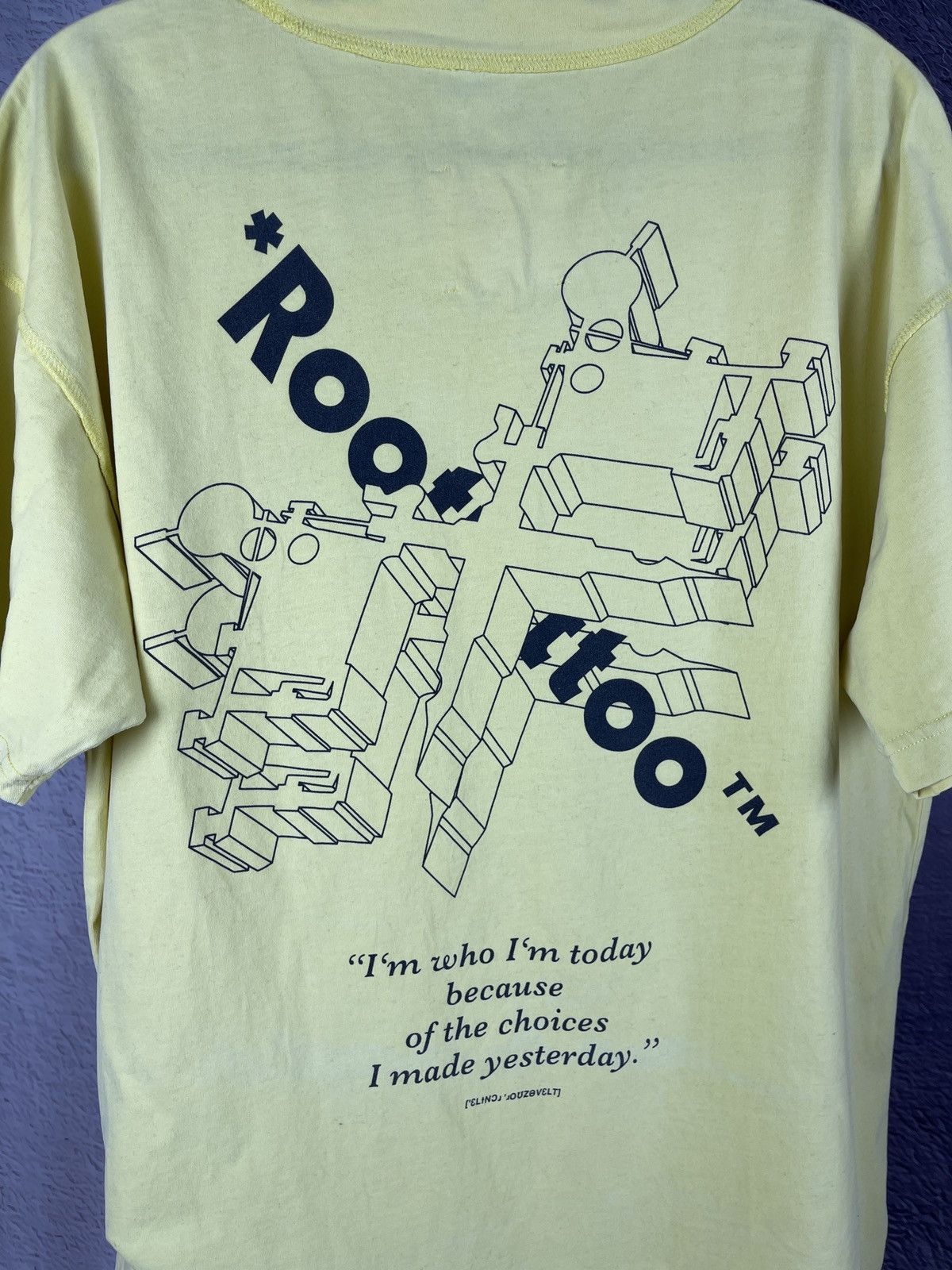 Other Roottattoo vintage yellow oversized tee shirt size XL Size US XL / EU 56 / 4 - 11 Thumbnail