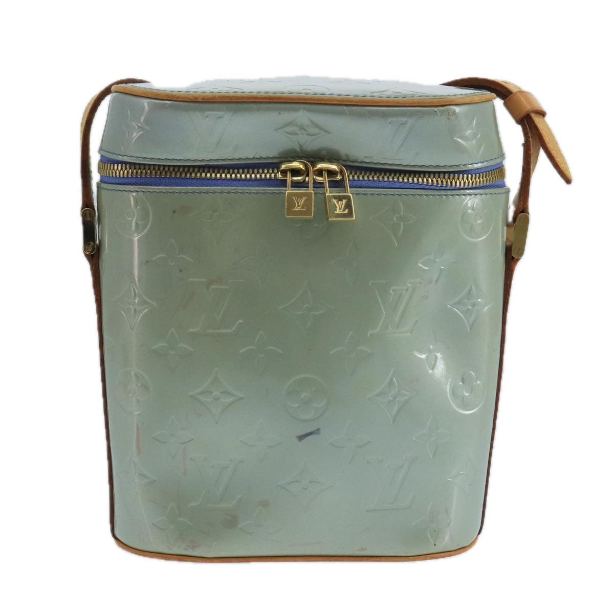 Sullivan Grey Patent Leather Shoulder Bag (Pre-Owned)