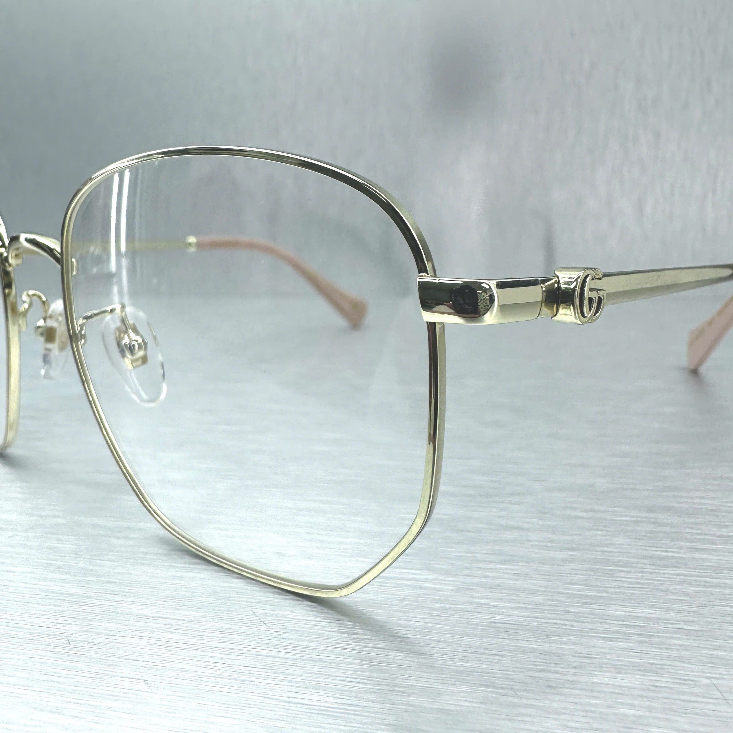 Gucci GUCCI GG1420OK 003 Eyeglasses GOLD Size ONE SIZE - 6 Thumbnail