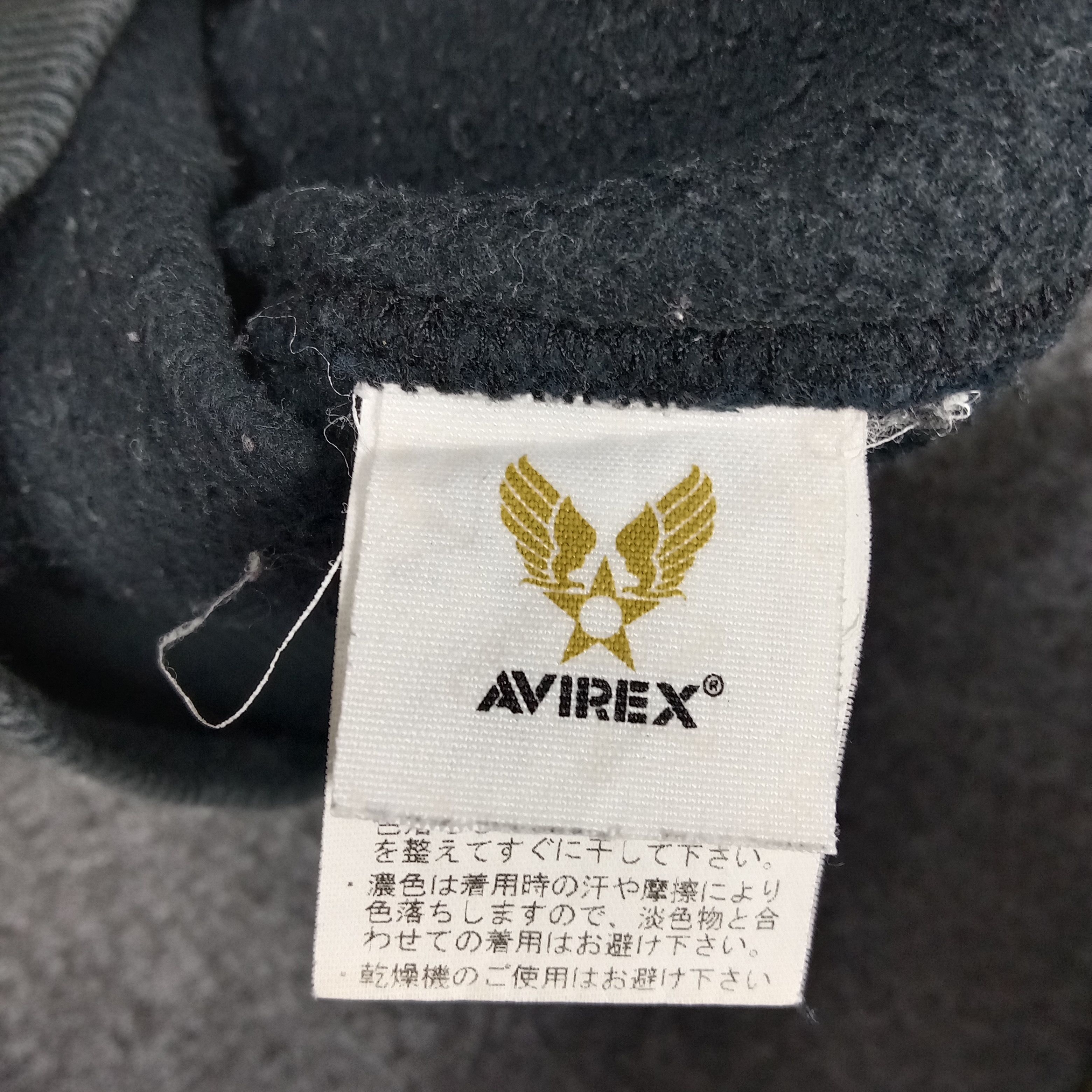 Avirex × Vintage Avirex Military Style Spellout Sweatshirt Size US S / EU 44-46 / 1 - 9 Thumbnail