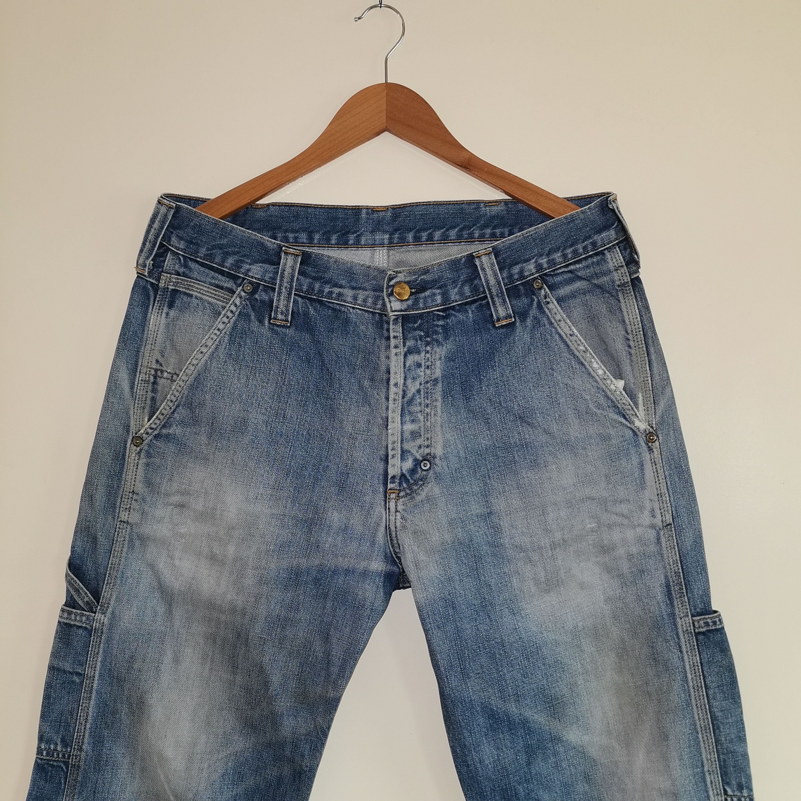 Carhartt × Vintage Pant carhartt vintage 90s double knee jeans Size US 34 / EU 50 - 4 Thumbnail