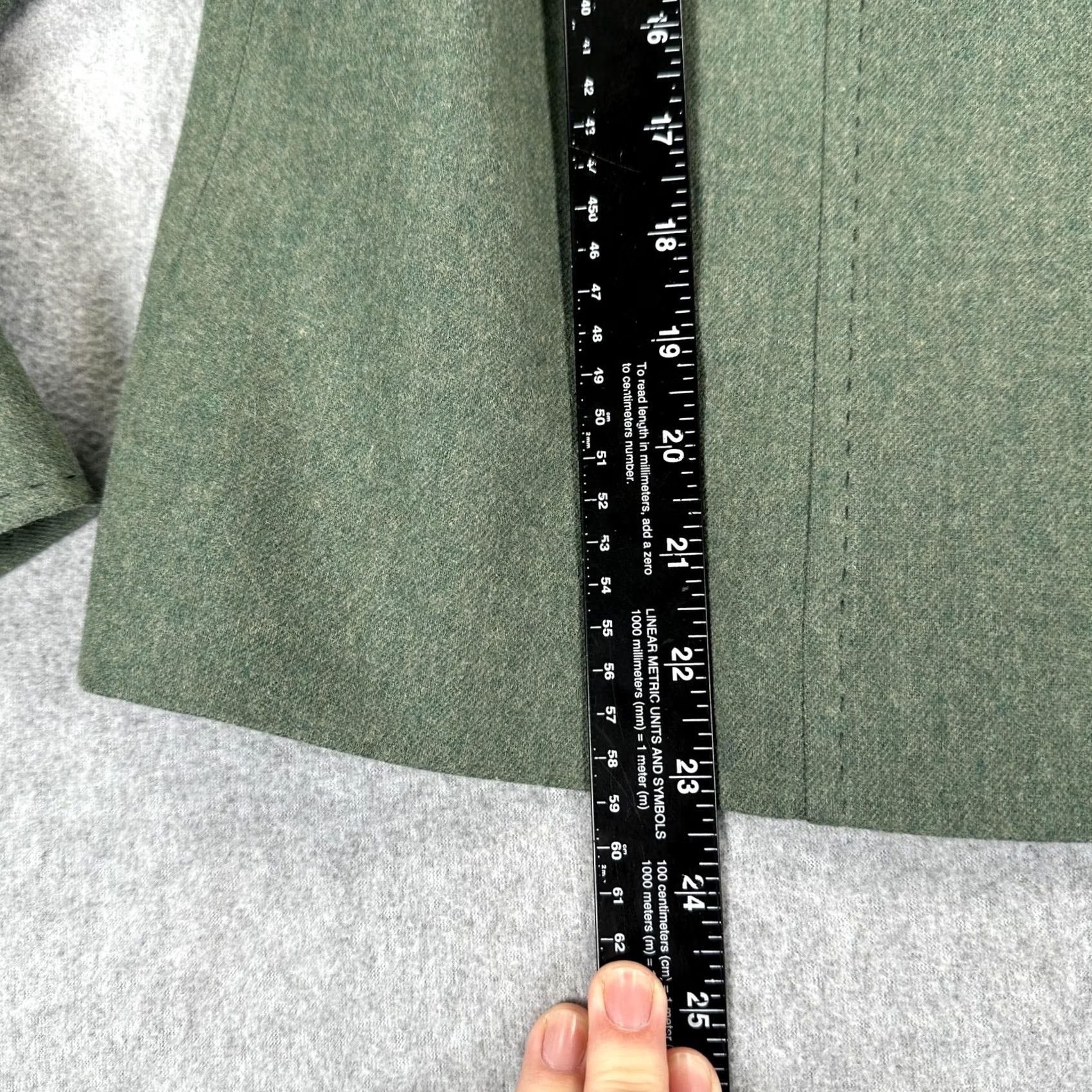 Pendleton Pendleton Blazer Jacket Womens 14W Green Wool Plus Lined Tailored Fit USA Jacket Blazer 14W Womens Green Wool Plus Lined Tailored Fit Pendleton Size XL / US 12-14 / IT 48-50 - 6 Thumbnail