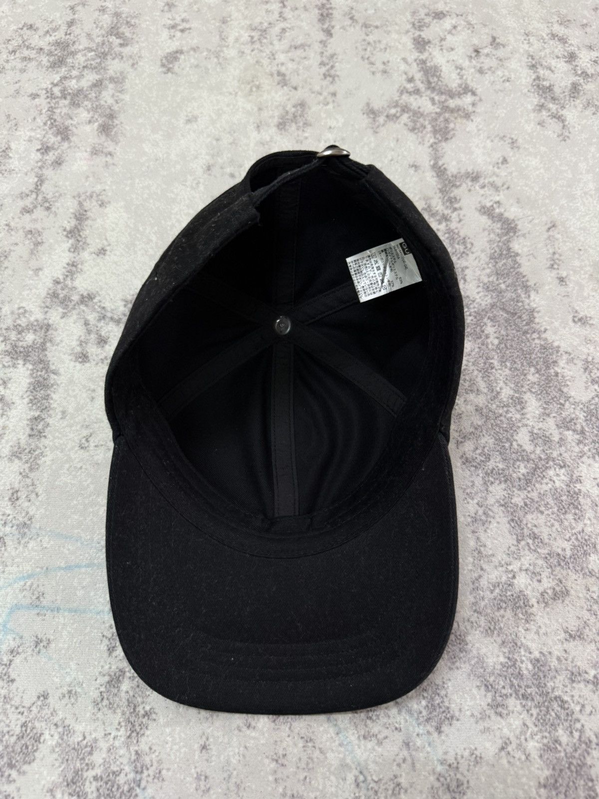 GU GU black plain adjustable cap Size ONE SIZE - 7 Thumbnail