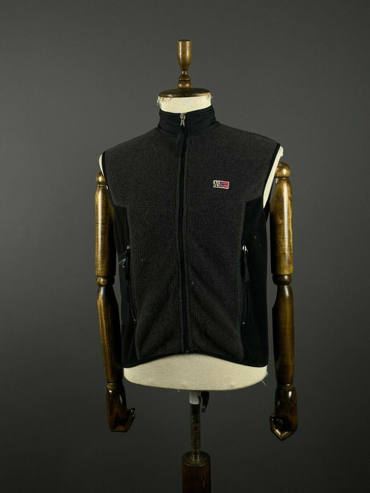 Napapijri Men Napapijri Geographic Black Zip Zip Up Vest Jacket Size S Size US S / EU 44-46 / 1 - 1 Thumbnail