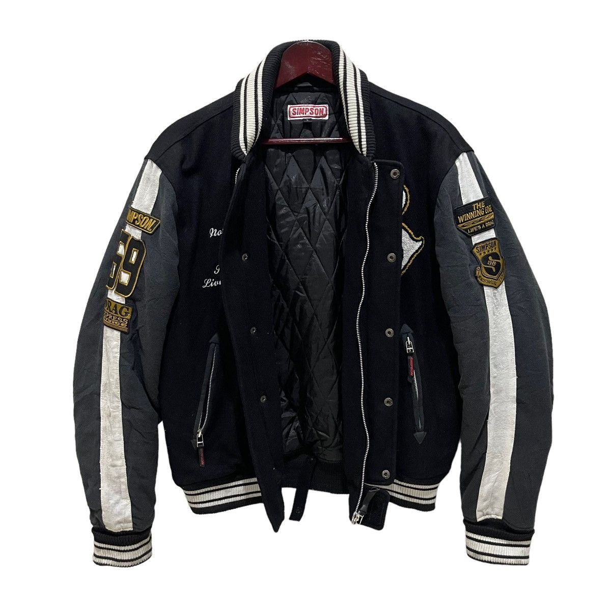 YELLOW CORN SIMPSON Motorcycle Winning Edge Racing Jacket Size US L / EU 52-54 / 3 - 11 Thumbnail