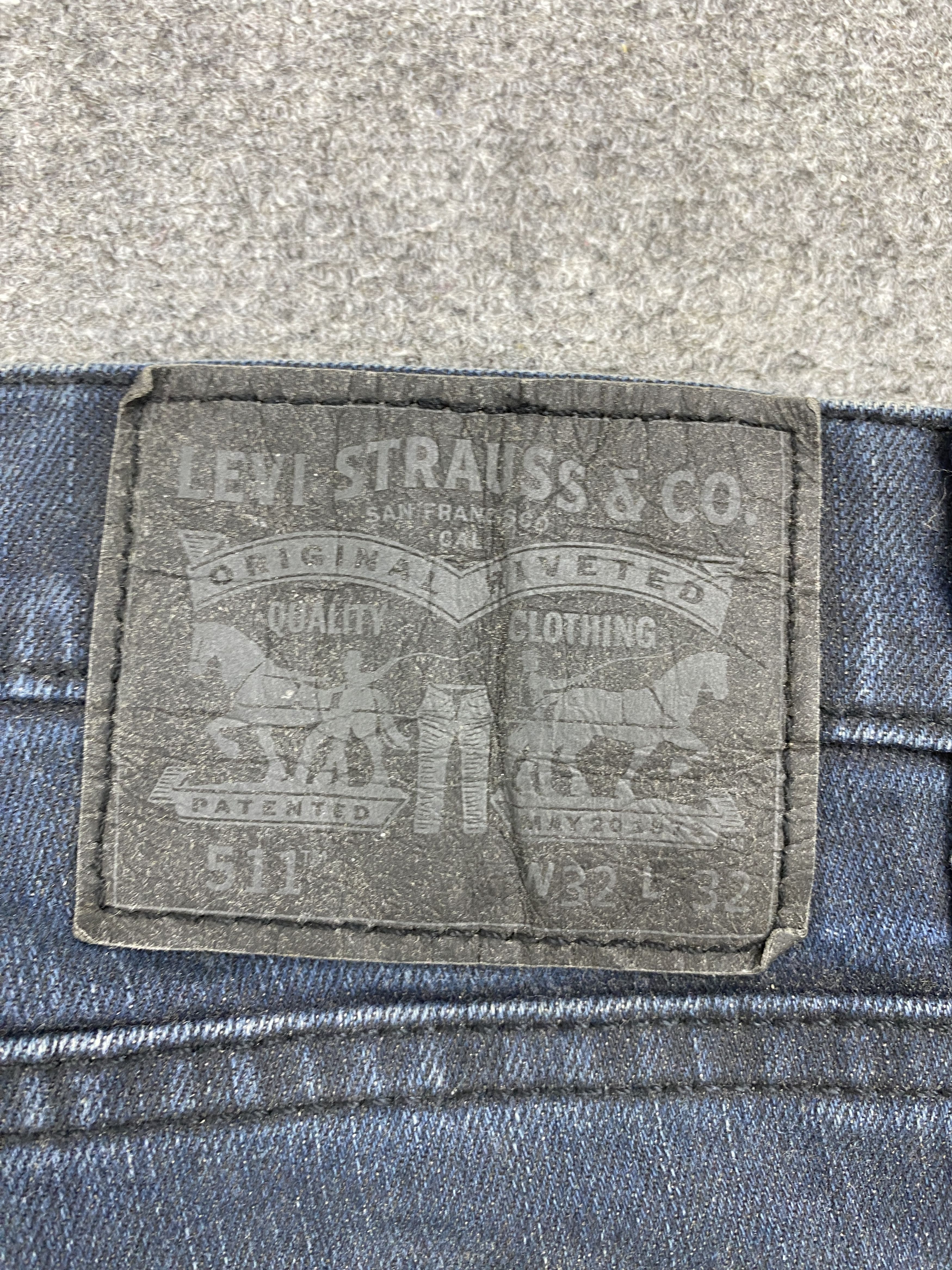 Levi's × Vintage Vintage Levi's 511 Slim Fit Cut Denim Jeans Size US 31 - 5 Thumbnail