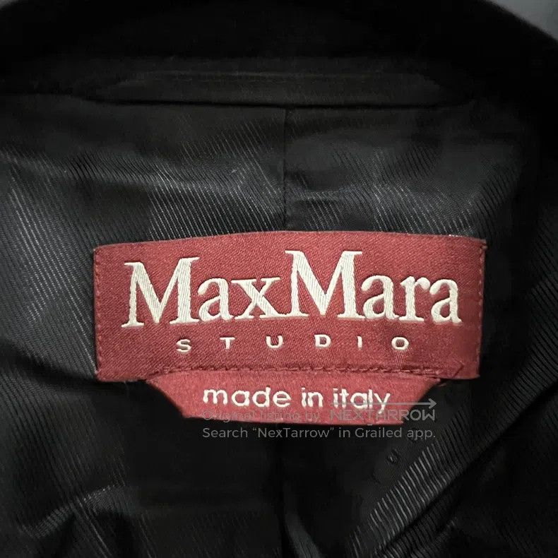 Max Mara Max Mara Black Coat Size S / US 4 / IT 40 - 4 Thumbnail