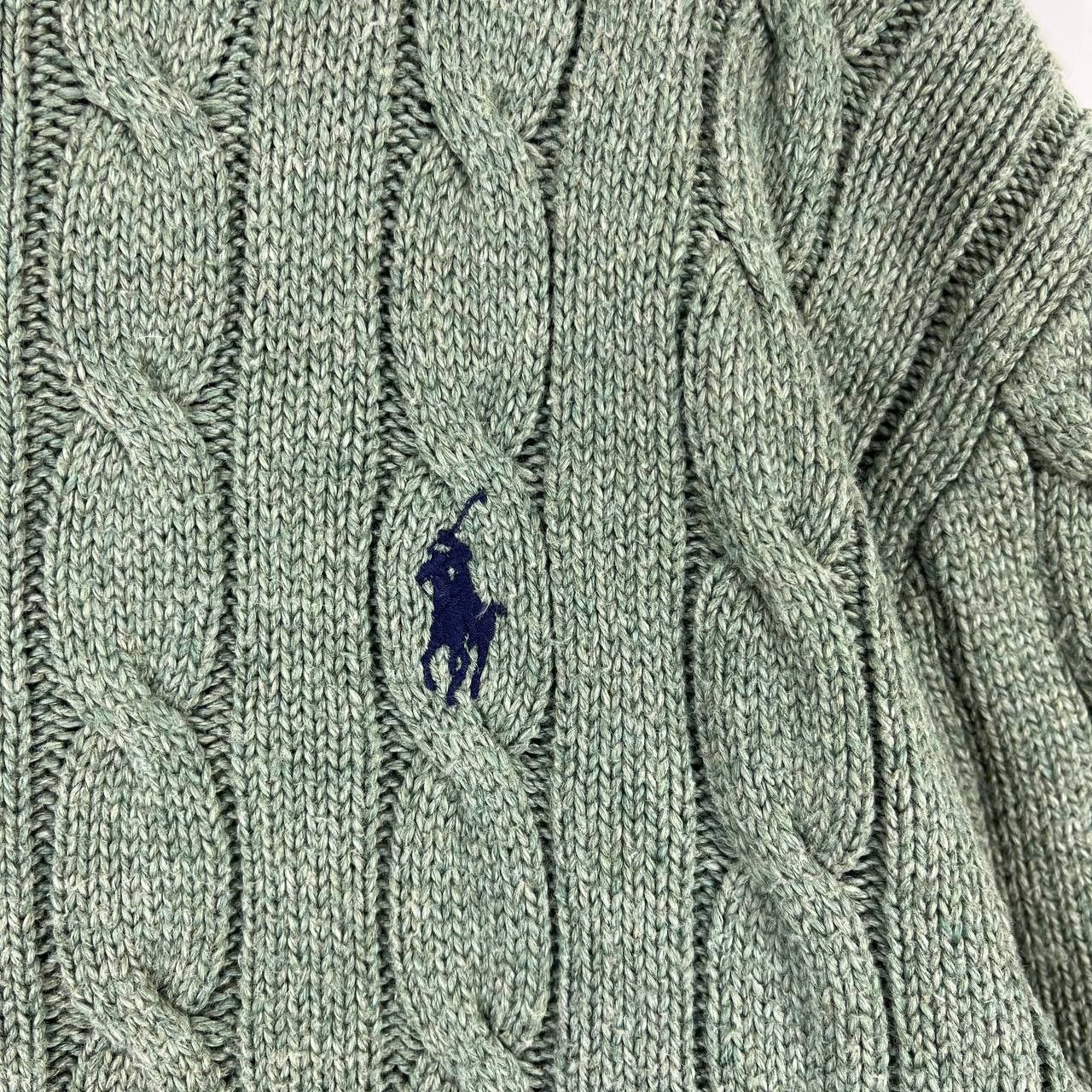 Polo Ralph Lauren Polo Ralph Lauren Cable Knit Crewneck Sweater Mens Size XL Size US XL / EU 56 / 4 - 2 Thumbnail