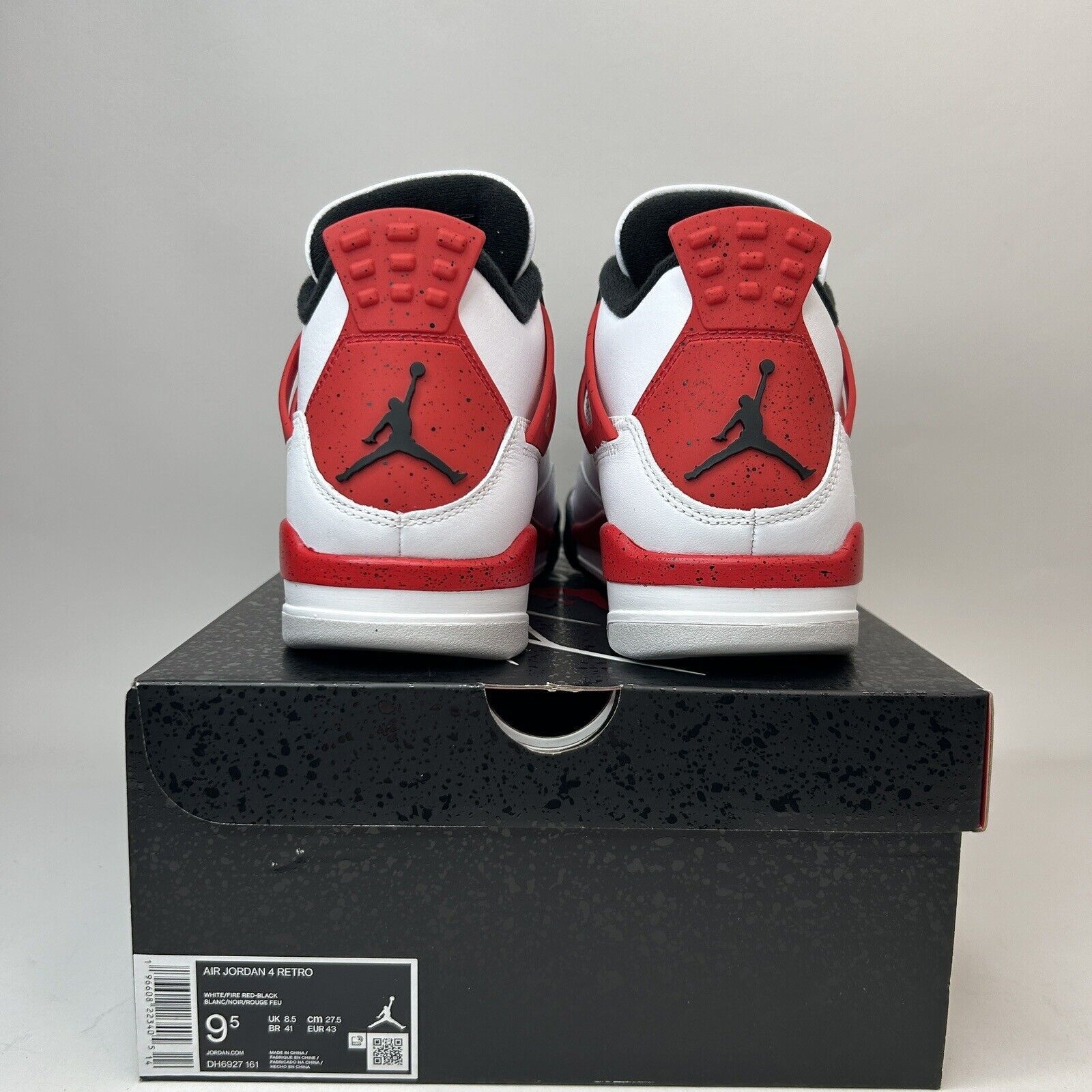 Jordan Brand Nike Air Jordan 4 Retro “Red Cement” 2023 Size US 9.5 / EU 42-43 - 4 Thumbnail