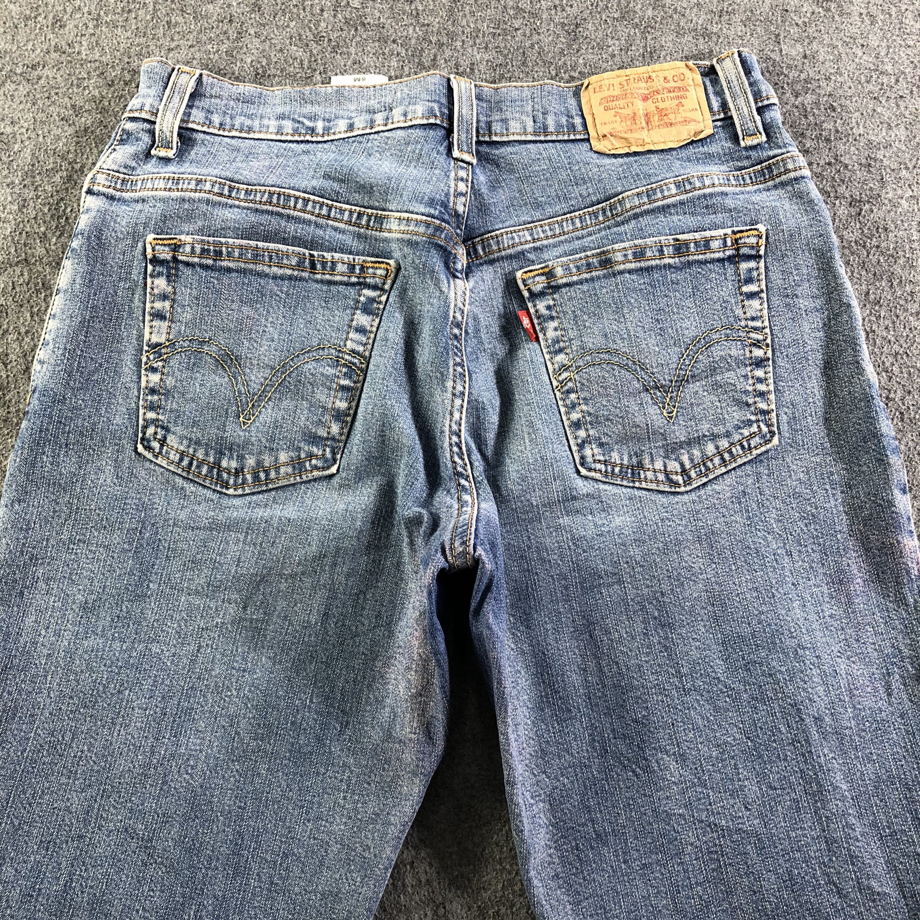 Levi's Vintage Blue Wash Levis 550 Jeans-J3417 Size 30" / US 8 / IT 44 - 4 Thumbnail