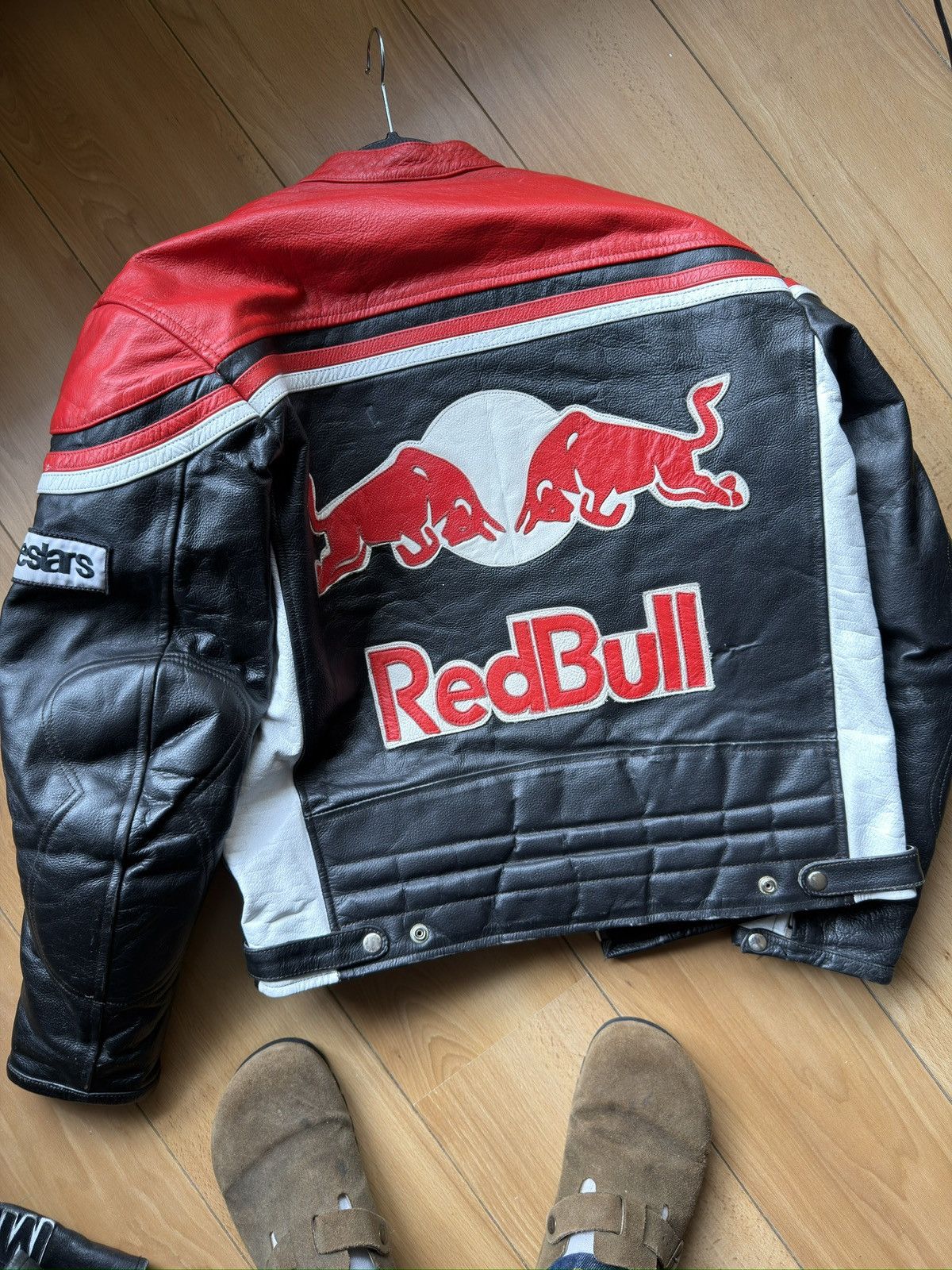 Red Bull Real leather red bull racing biker jacket Size US L / EU 52-54 / 3 - 4 Thumbnail