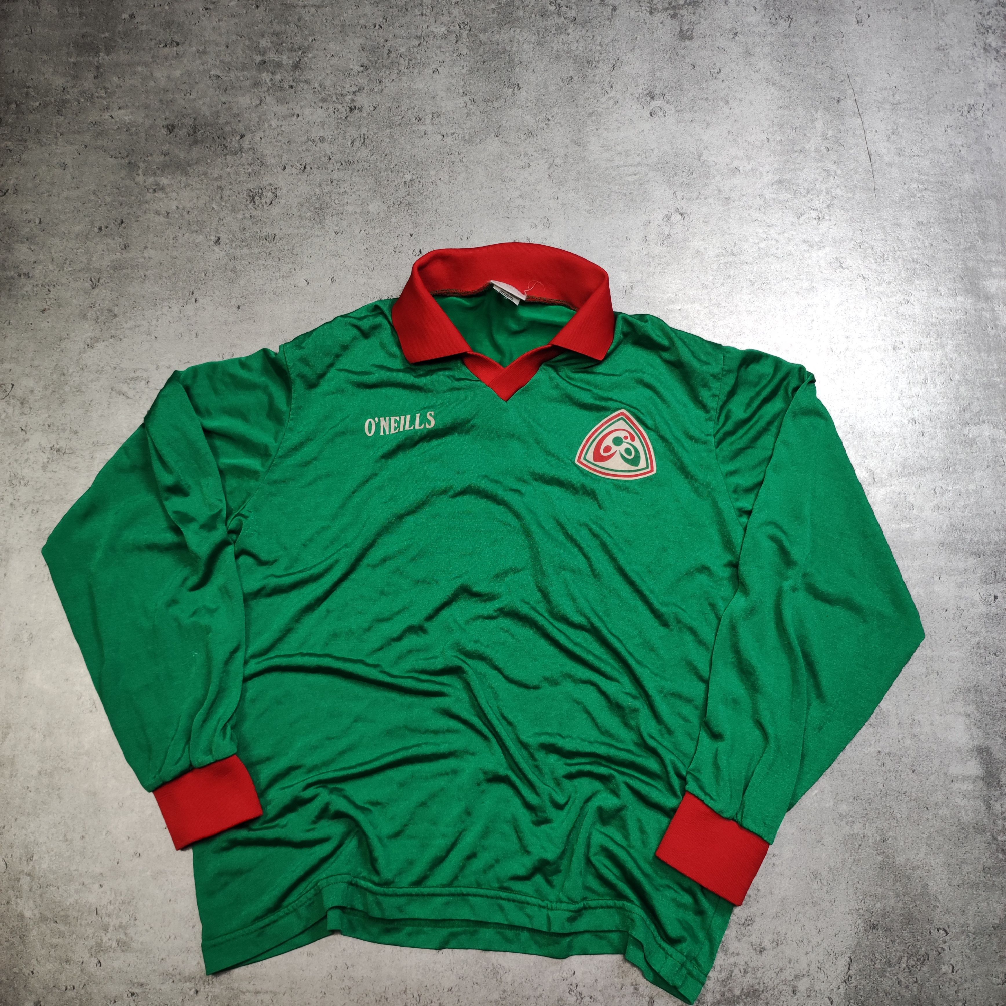 Vintage RARE Abbeylara FC Football #13 Match 80s Long Jersey Size US M / EU 48-50 / 2 - 2 Thumbnail