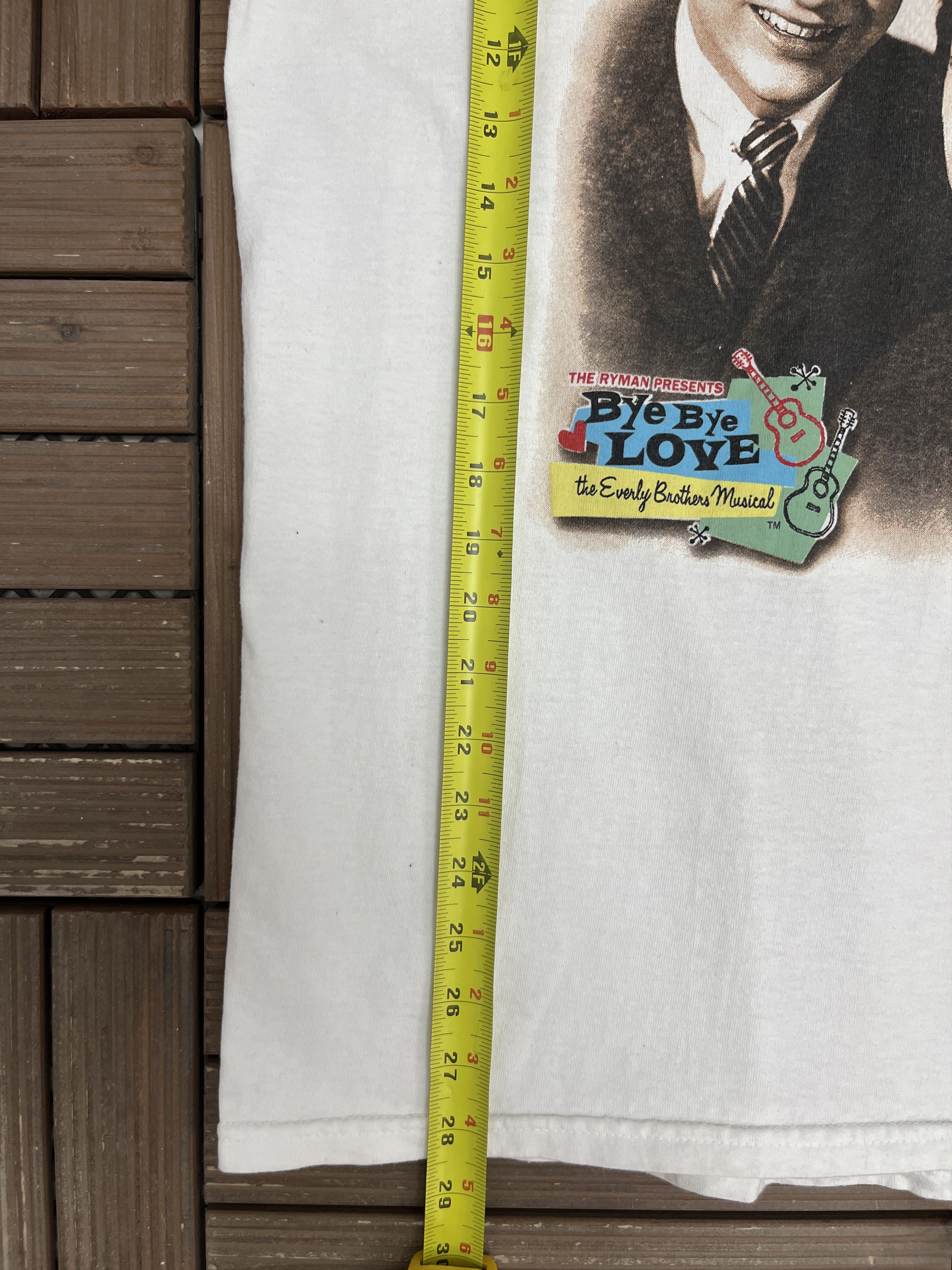 Vintage Bye Bye Love The Everly Brothers Musical Vintage T-Shirt Tee Size US L / EU 52-54 / 3 - 8 Thumbnail