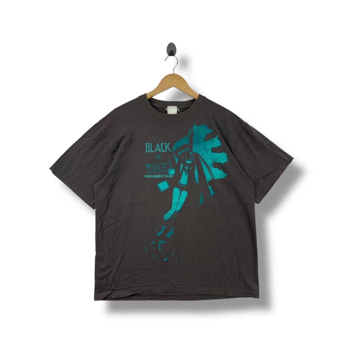Anime × Japanese Brand Vintage cospa BLACK ROCK SHOOTER tee logo spellout tshirt Size US L / EU 52-54 / 3 - 1 Thumbnail