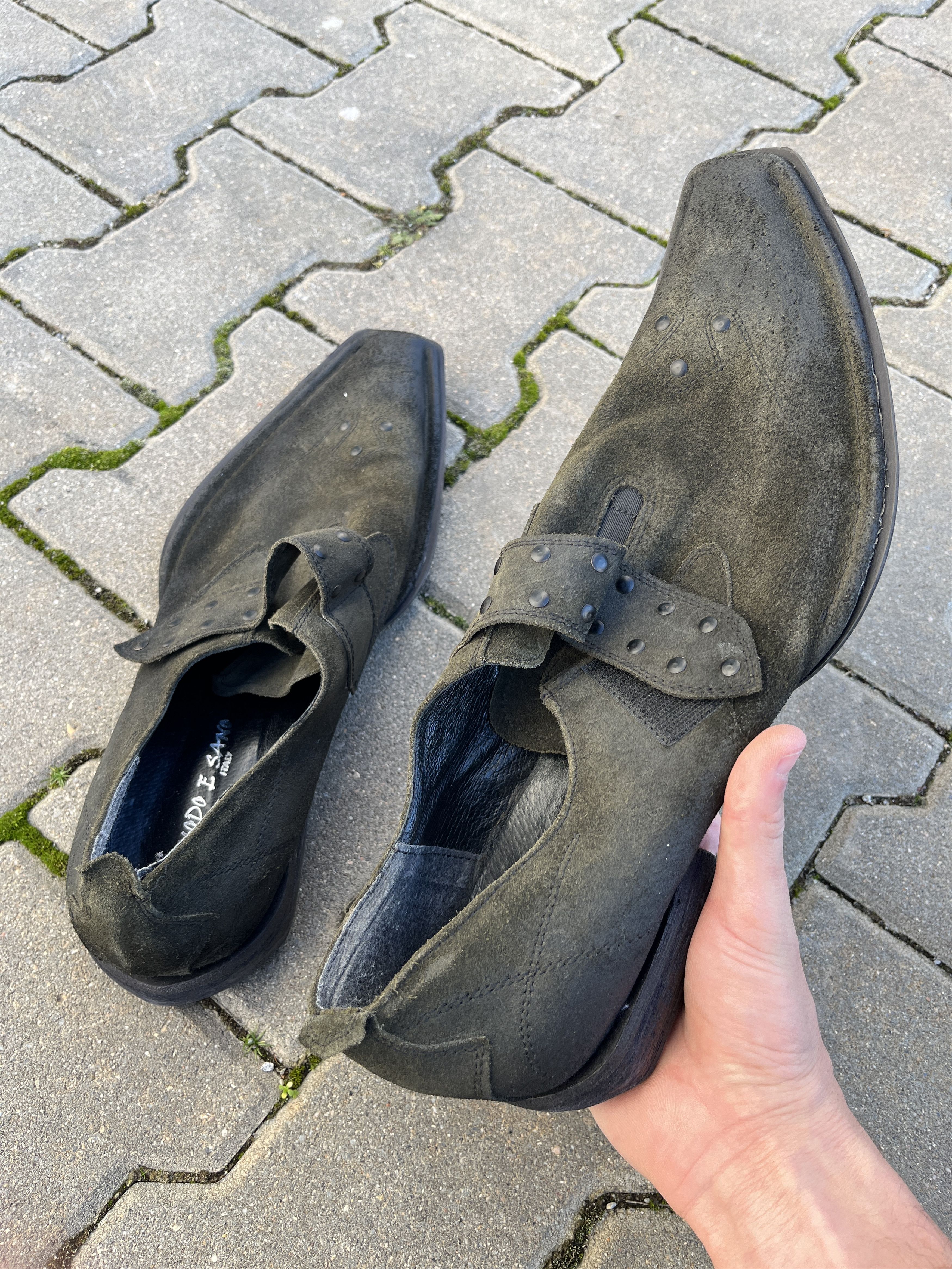 Other Archive grunge studded loafers AS98 vibe long italian avant Size US 12 / EU 45 - 7 Thumbnail