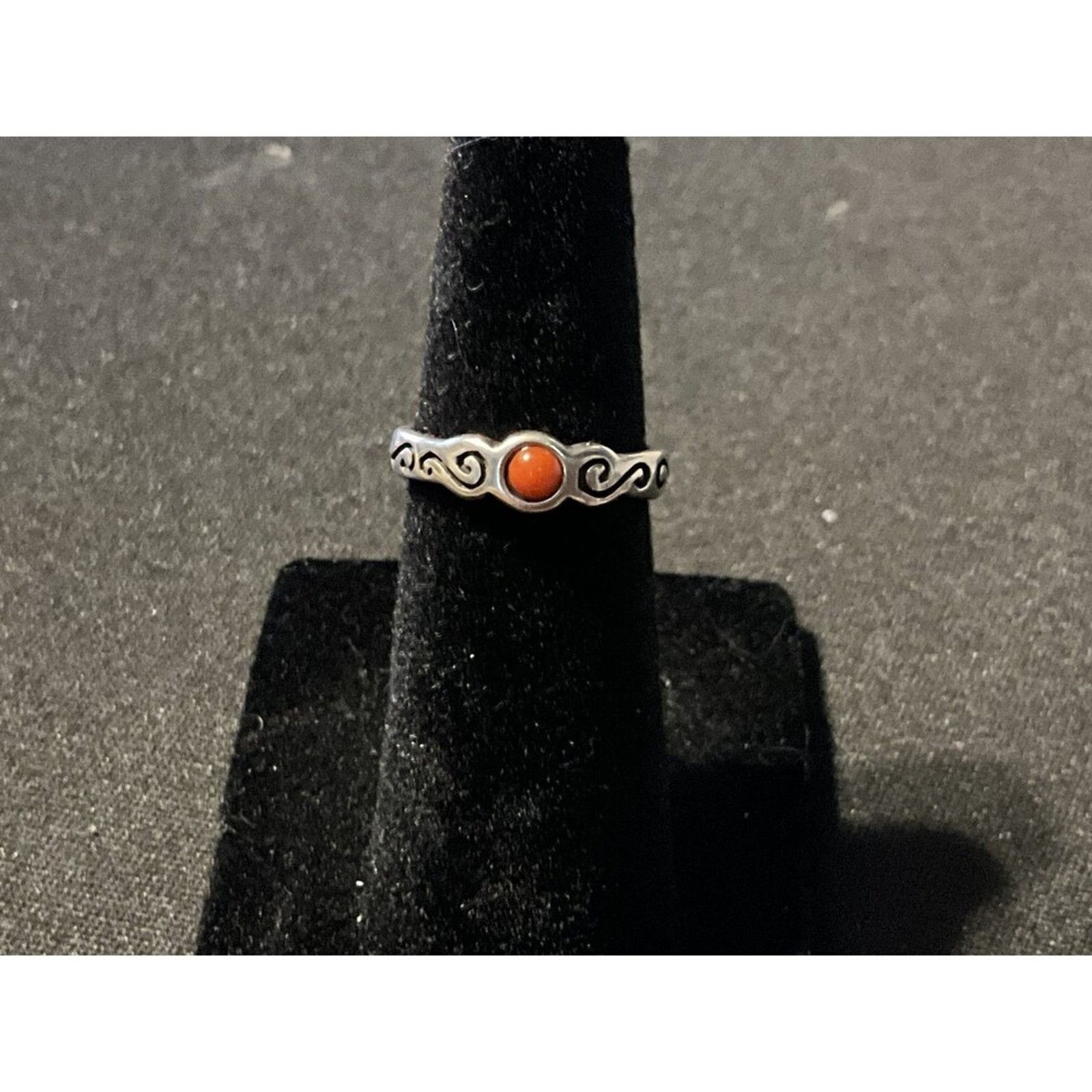 Other 3.5in 925 Silver & Coral Silpada Toe Ring Size ONE SIZE - 1 Thumbnail
