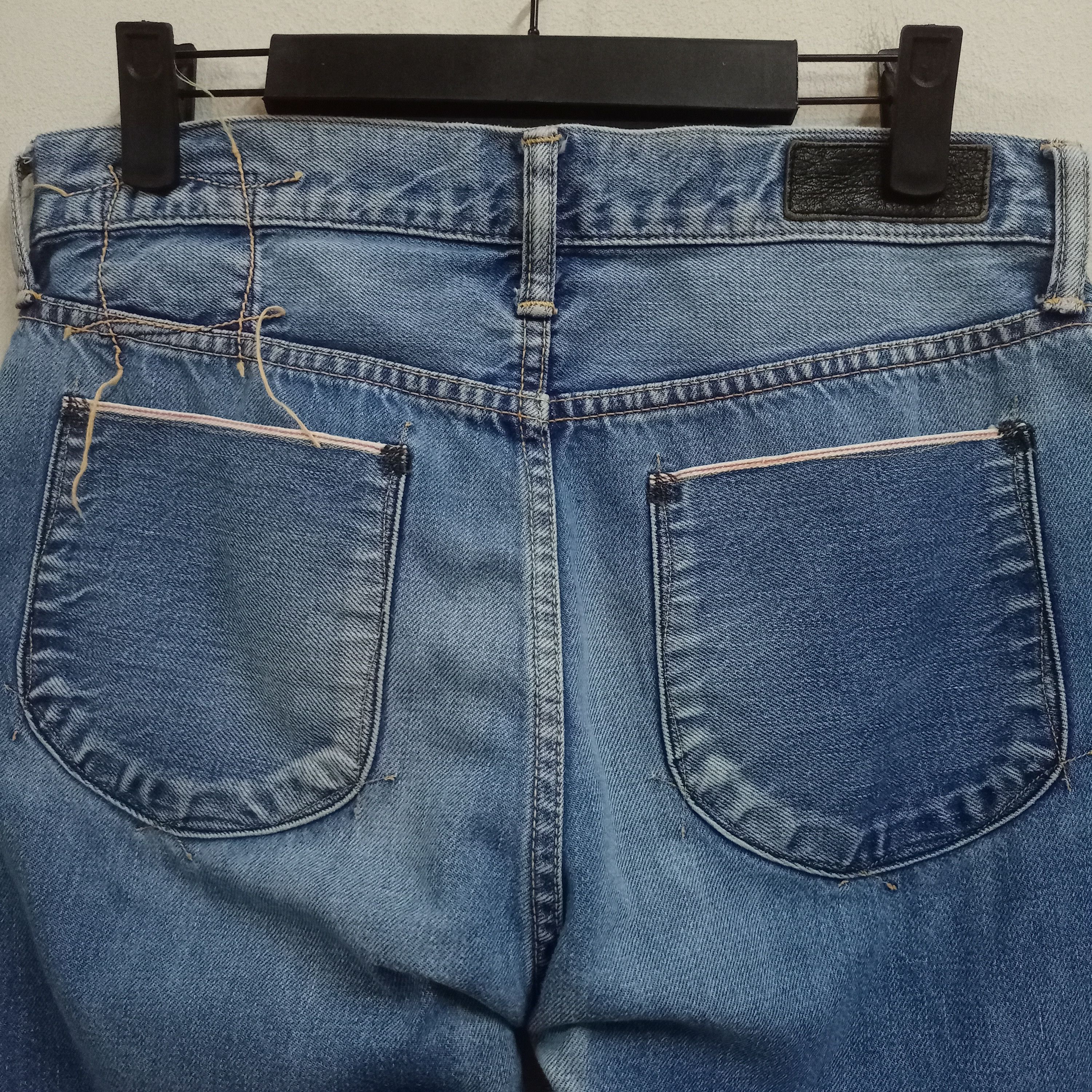 Japanese Brand × KURO Vintage Japanese Kuro Selvedge Denim Redline Jeans 30x22 Size US 30 / EU 46 - 6 Thumbnail