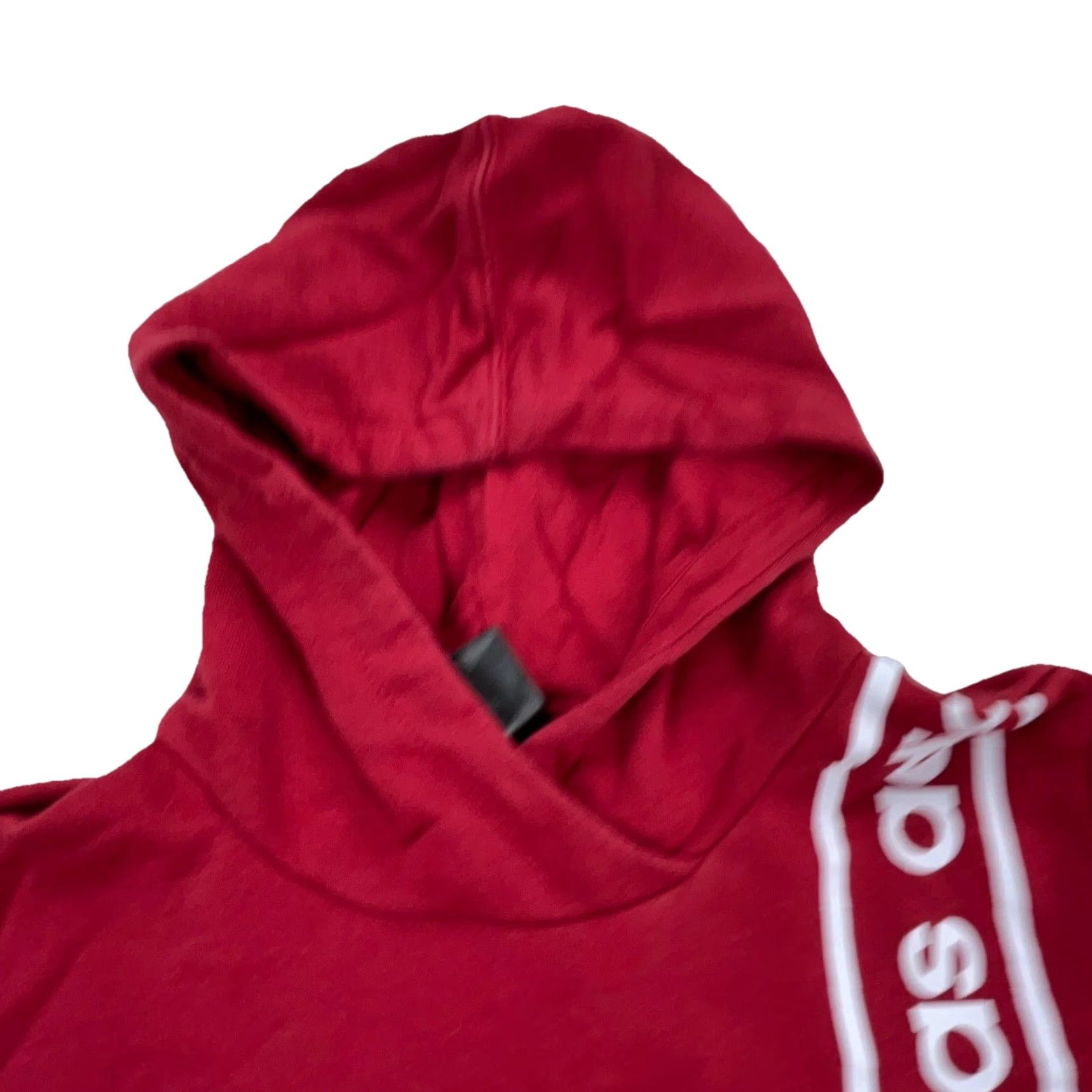 Adidas Adidas Hoodie Women Medium Red White Sweatshirt Sweater Logo Pullover Casual Activewear Size M / US 6-8 / IT 42-44 - 3 Thumbnail