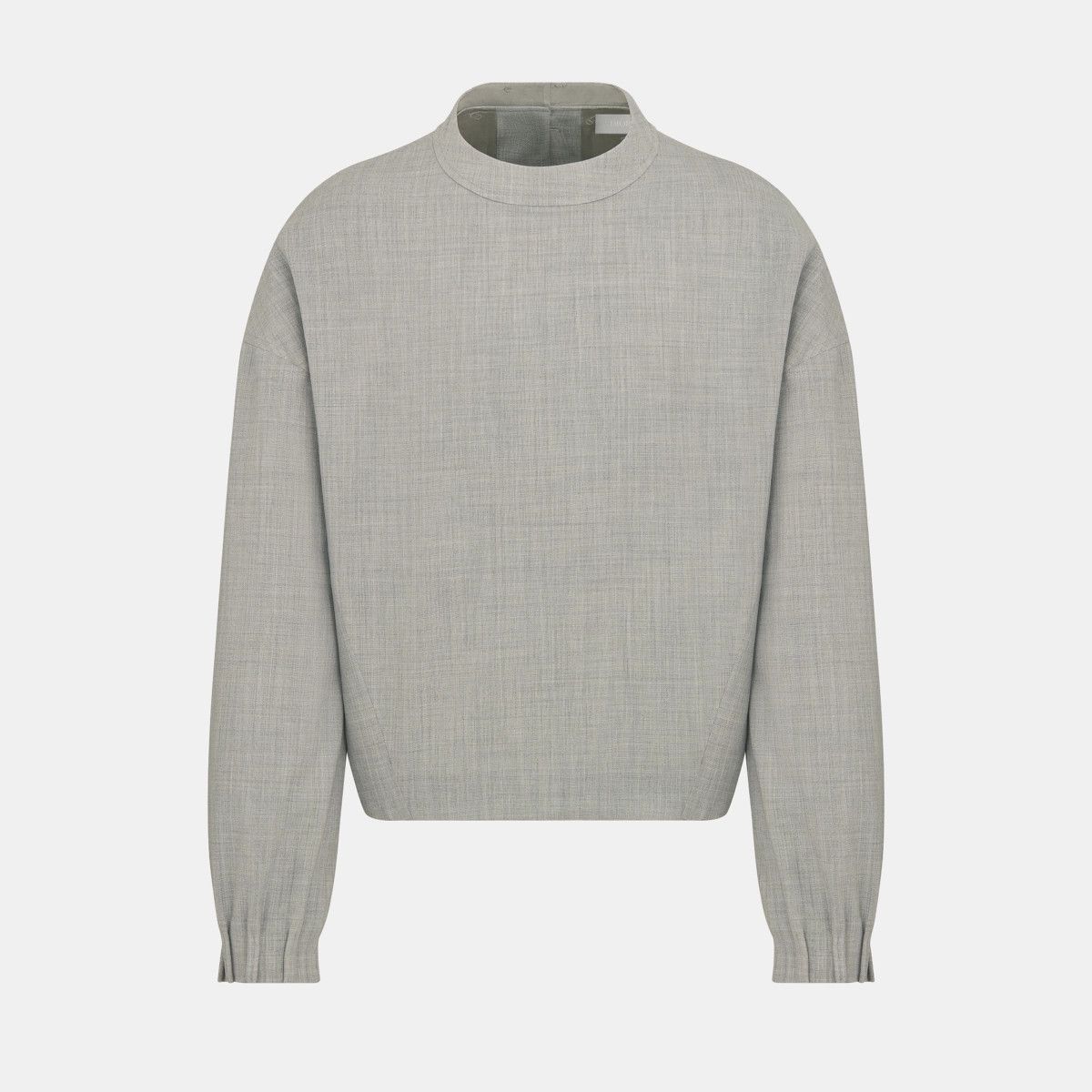 Dior o1bcso1str1224 Stand Collar Top in Grey Size US L / EU 52-54 / 3 - 1 Thumbnail