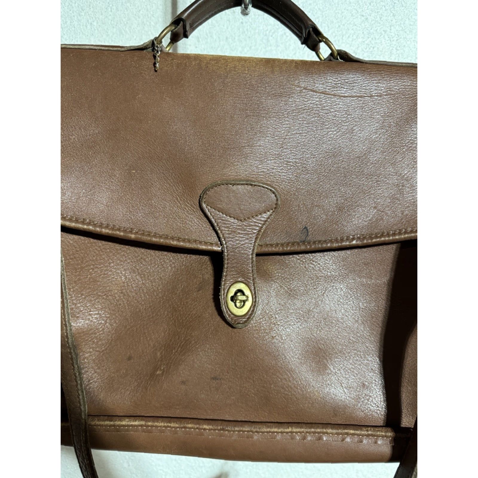 George VINTAGE Jack Georges USA Leather chestnut brown professional Attaché briefcase Bag Size ONE SIZE - 2 Thumbnail