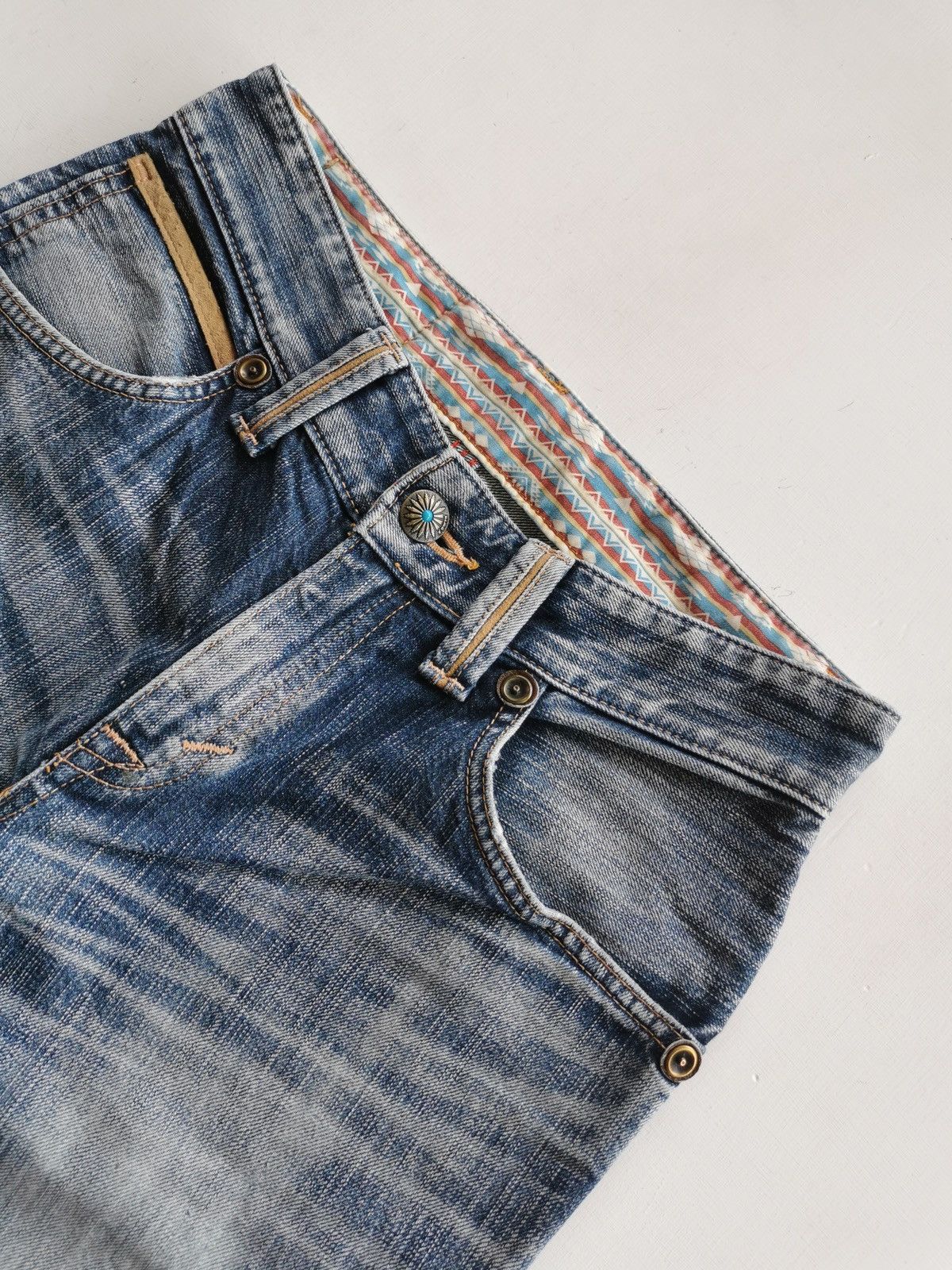 Edwin Edwin 441XVS Bootcut Distressed Jeans Size US 29 - 4 Thumbnail