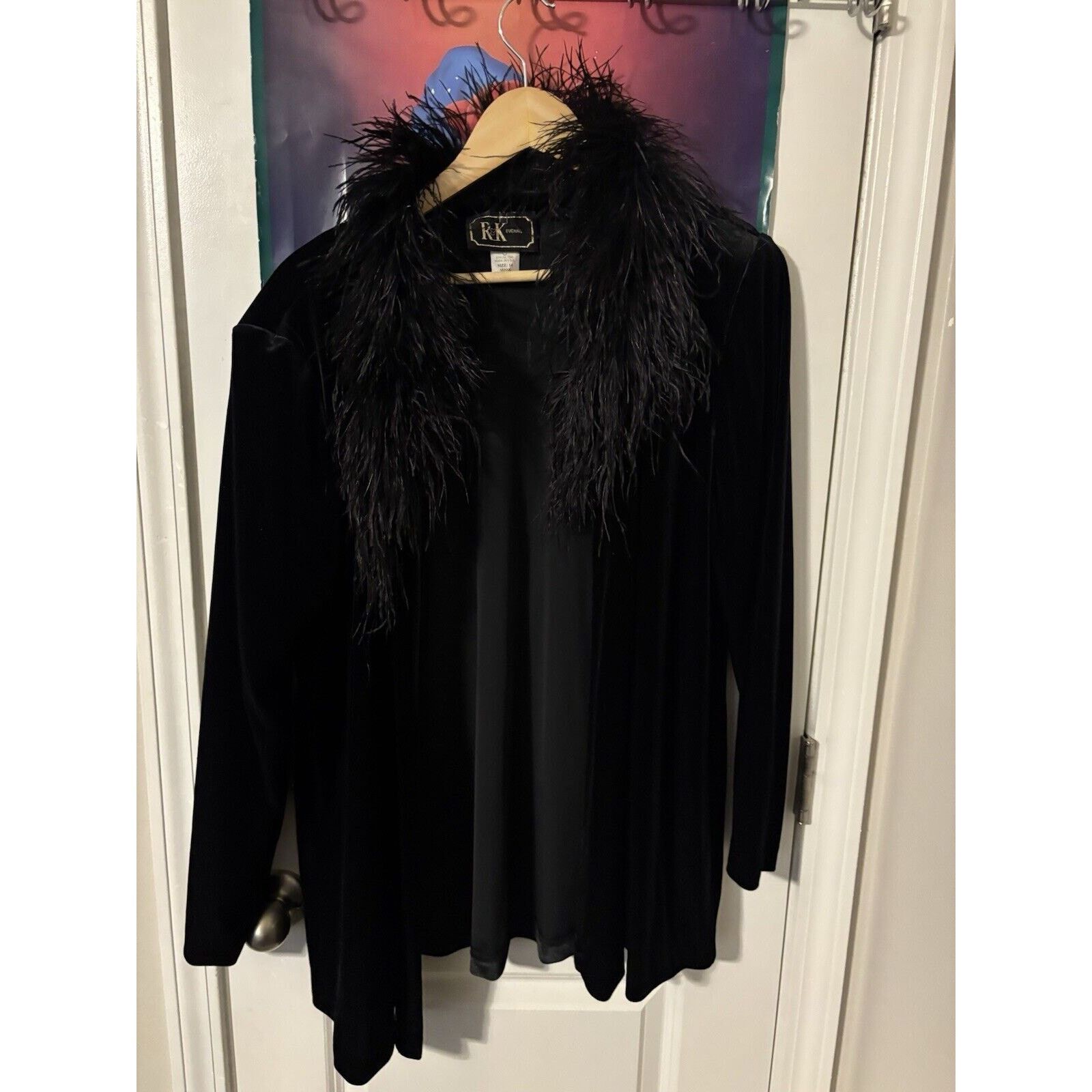 Other vintage y2k 90s fur black robe R&k Wardrobe Size 14 Sexy Size L / US 10 / IT 46 - 1 Thumbnail