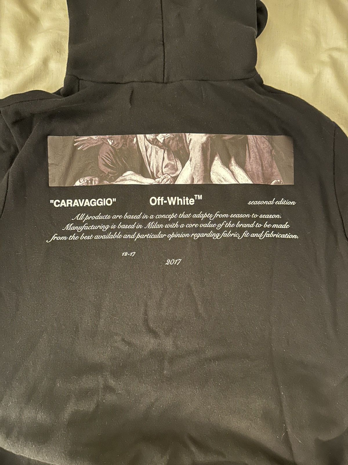 Off-White × Virgil Abloh Off white & Virgil Caravaggio Hoodie Size US M / EU 48-50 / 2 - 3 Thumbnail