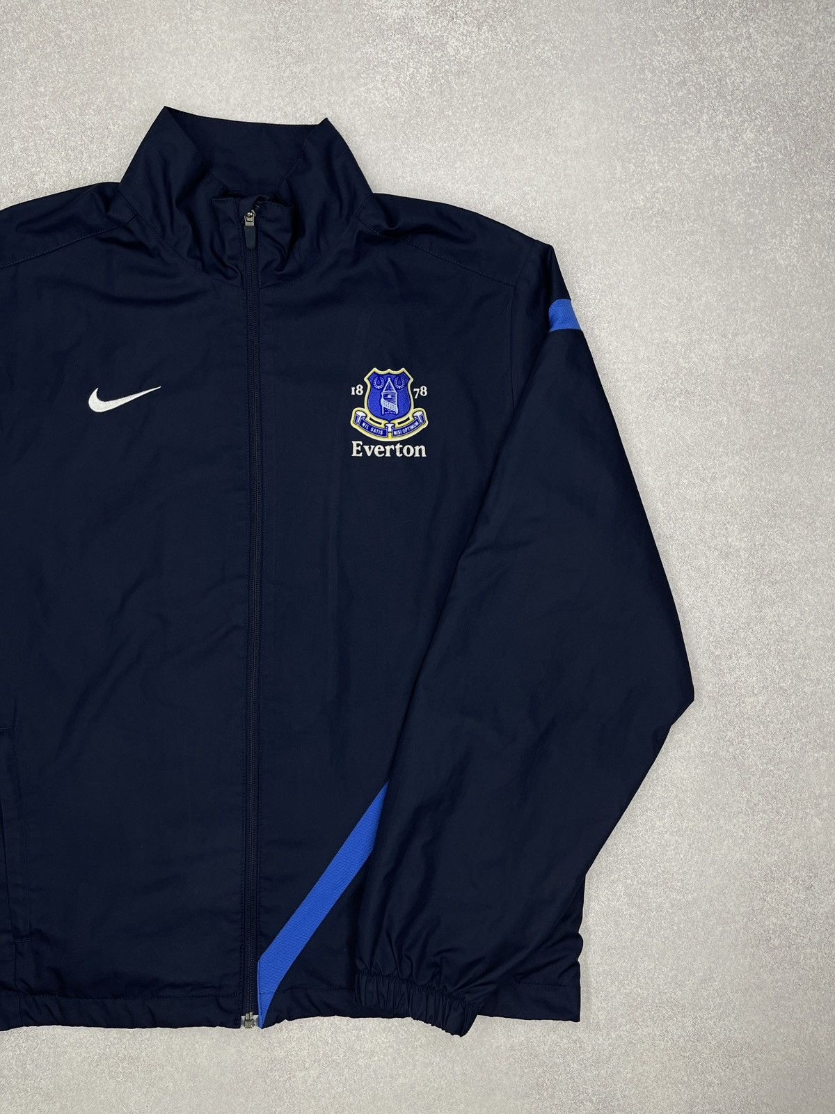 Nike Vintage Nike FC Everton Football Jacket Navy Size US L / EU 52-54 / 3 - 3 Thumbnail
