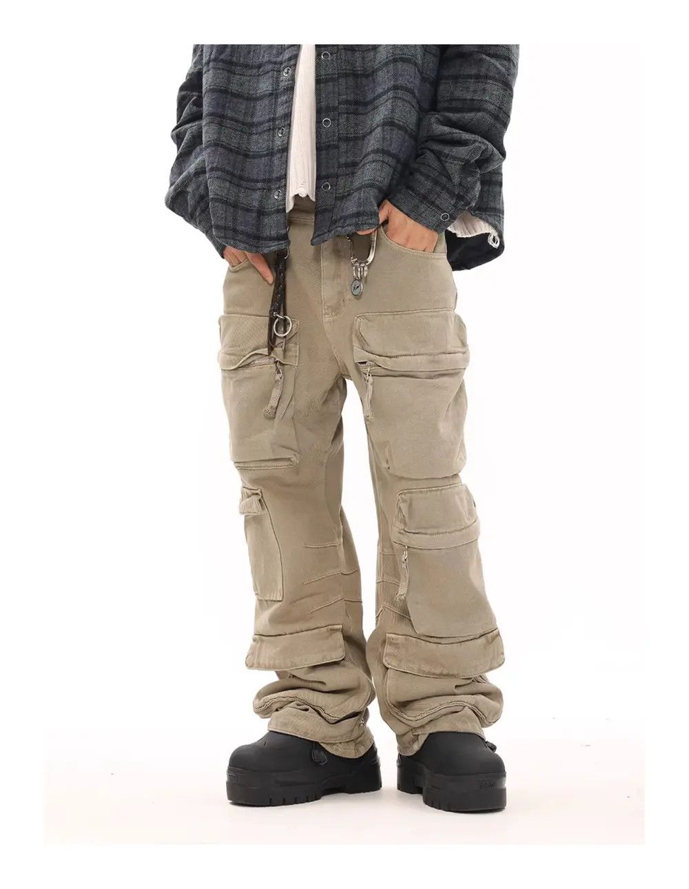 Japanese Brand × Jean Beige Cargo Pants Size US 30 / EU 46 - 3 Thumbnail