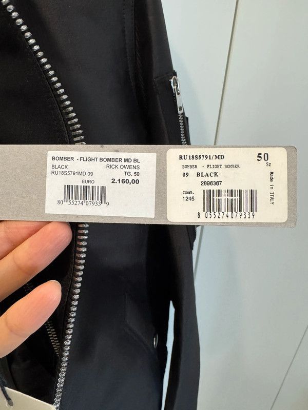 Rick Owens Rick Owens Silk Bomber - New With Tags Size 50 Size US M / EU 48-50 / 2 - 5 Thumbnail