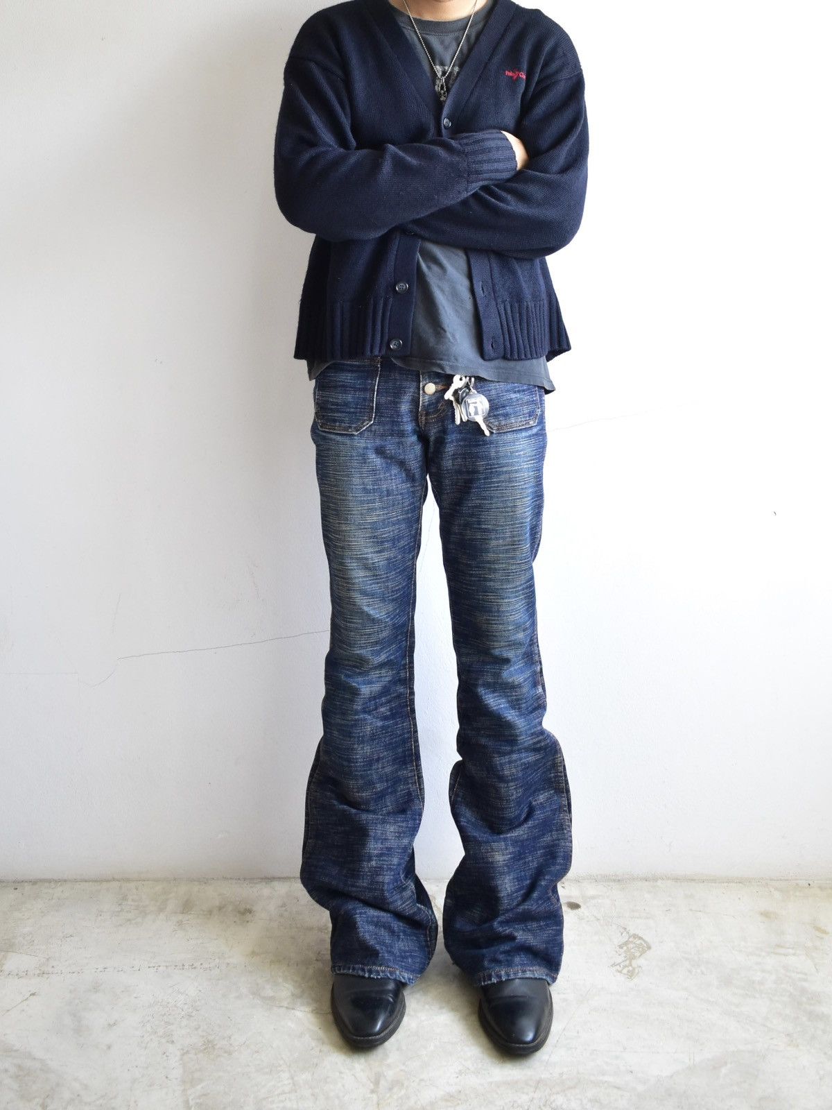 Japanese Brand Vintage Ever Blue Flared Jeans Like Hysteric Jeans Size US 29 - 2 Thumbnail