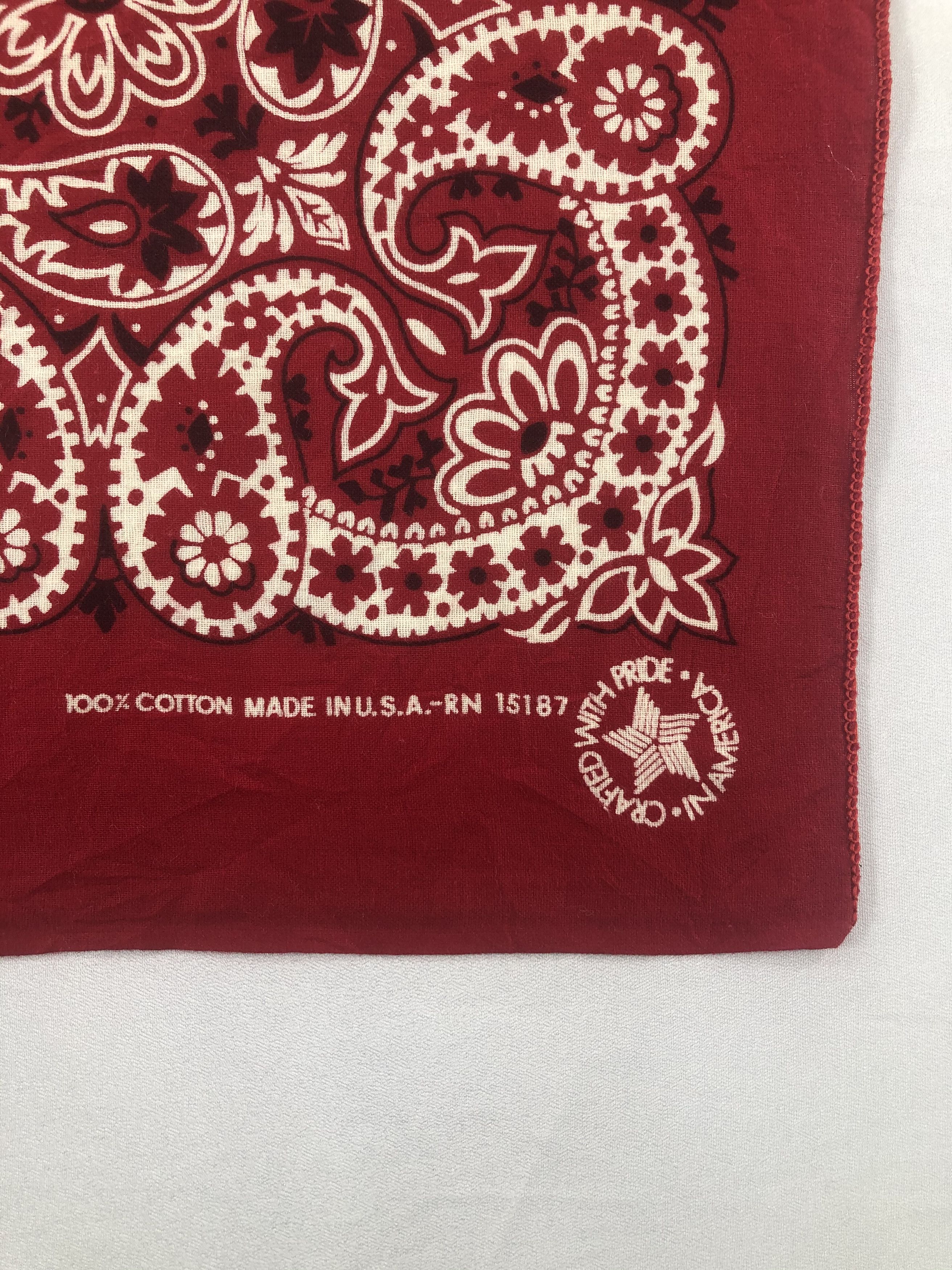 Vintage Vintage Paislee Handkerchief / Bandana / Neckerchief Size ONE SIZE - 5 Thumbnail