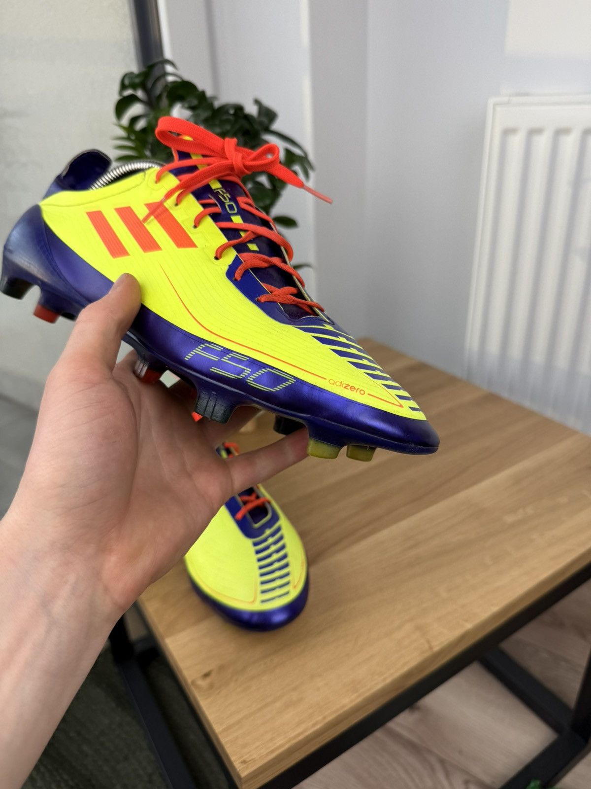 Adidas Adidas Adizero F50 FG yellow/purple/orange us10.5 Size US 10.5 / EU 43-44 - 24 Thumbnail